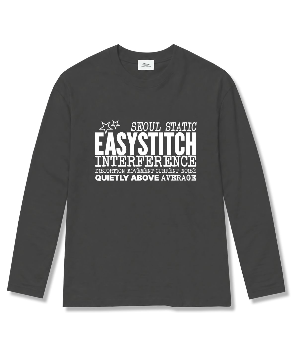이지스티치(EASY STITCH) 인터퍼런스 오버핏 롱슬리브 티셔츠 3COLOR