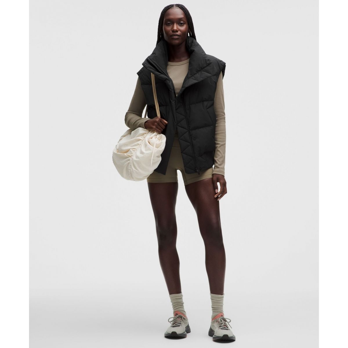 룰루레몬(LULULEMON) 우먼스 원더 퍼프 보머 베스트  BLK