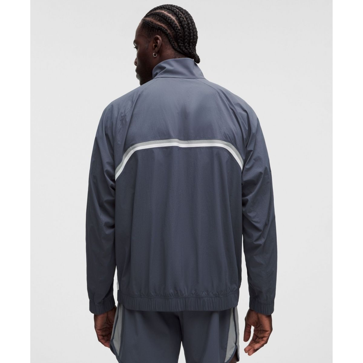 룰루레몬(LULULEMON) 페이스 브레이커 트랙 재킷 *글라이드  DDND FEGY WHT