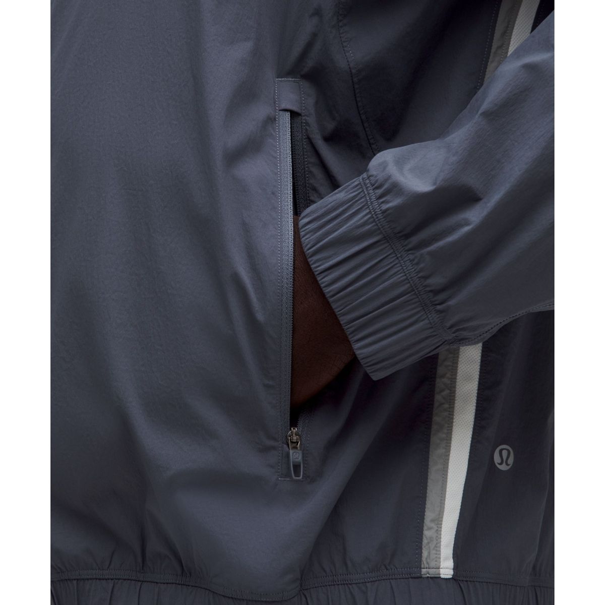 룰루레몬(LULULEMON) 페이스 브레이커 트랙 재킷 *글라이드  DDND FEGY WHT