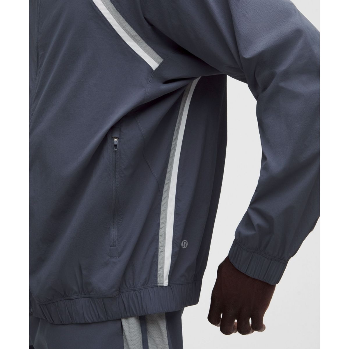 룰루레몬(LULULEMON) 페이스 브레이커 트랙 재킷 *글라이드  DDND FEGY WHT