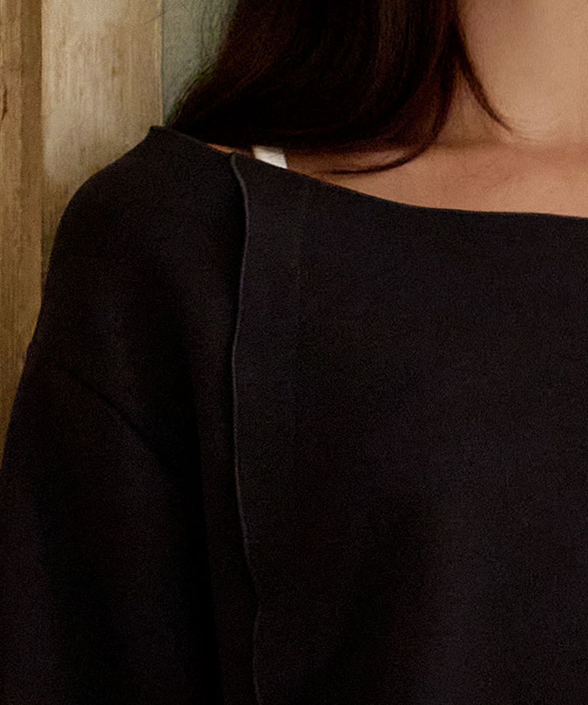 데비웨어(DEVIWEAR) 콰이엇 원숄더 맨투맨 DEVI-T0165-차콜