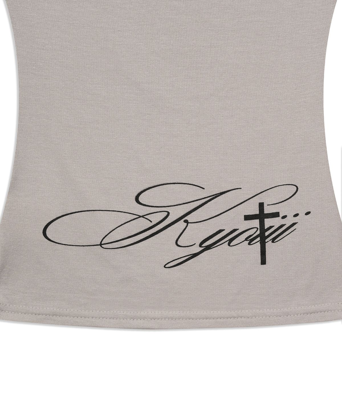 쿄이(KYOIII) LACE LONG SLEEVE TEE (PINK BEIGE)