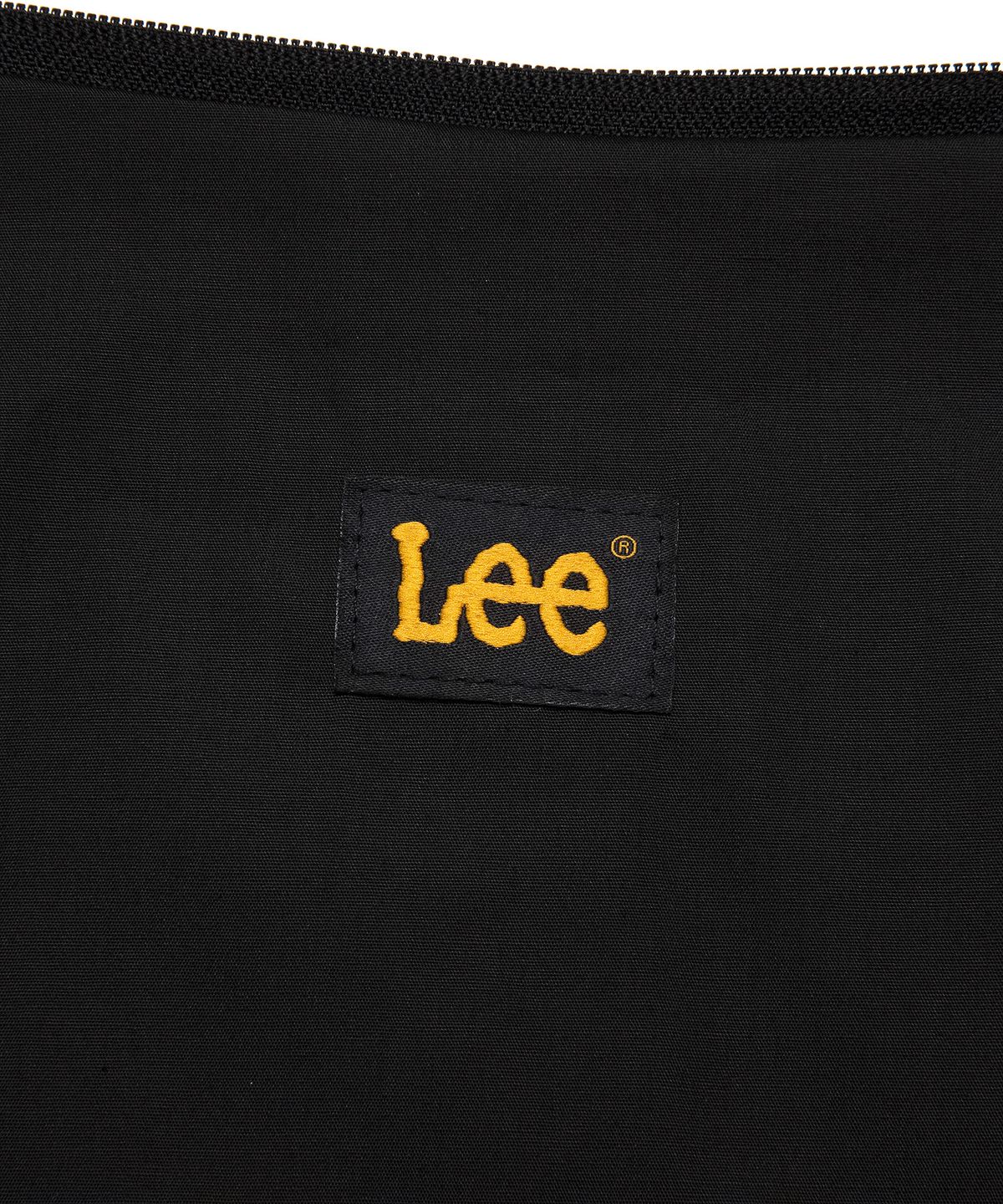 리(LEE) 코튼 사이드 셔링 호보백 블랙