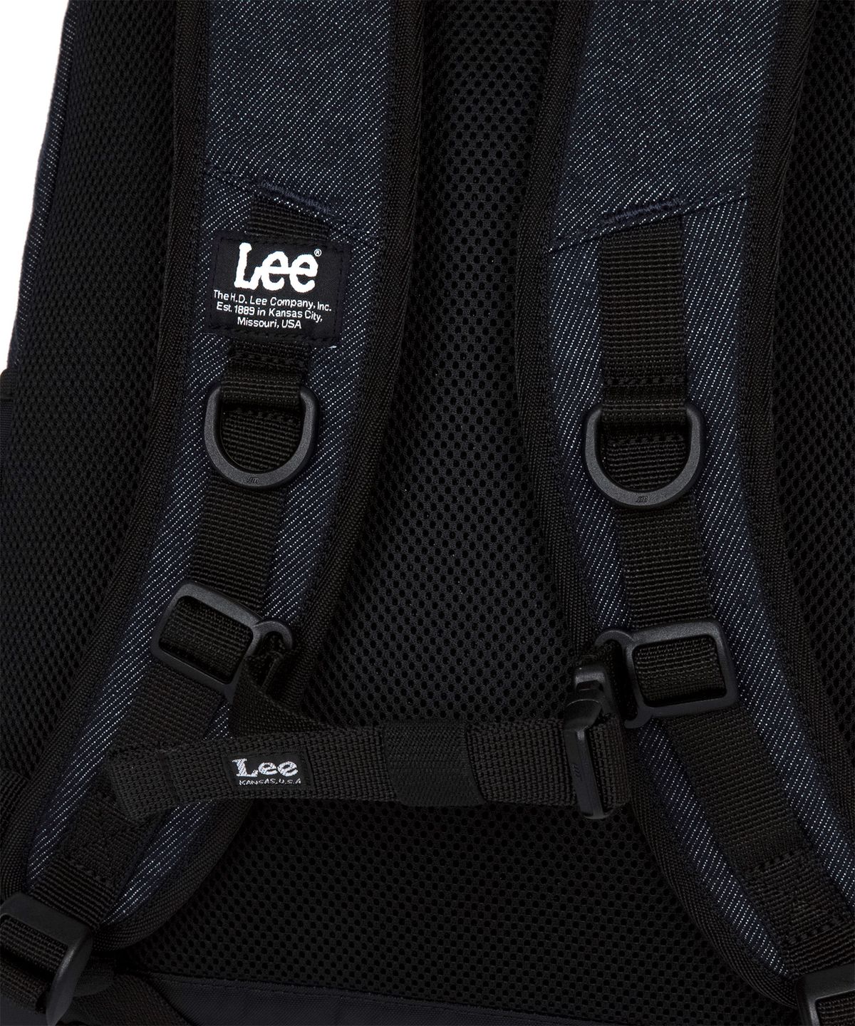 리(LEE) 미니 데님 에어리 백팩 인디고 다크
