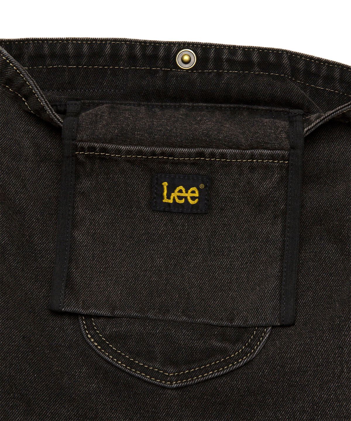 리(LEE) 데님 레이지 포켓 버킷백 챠콜