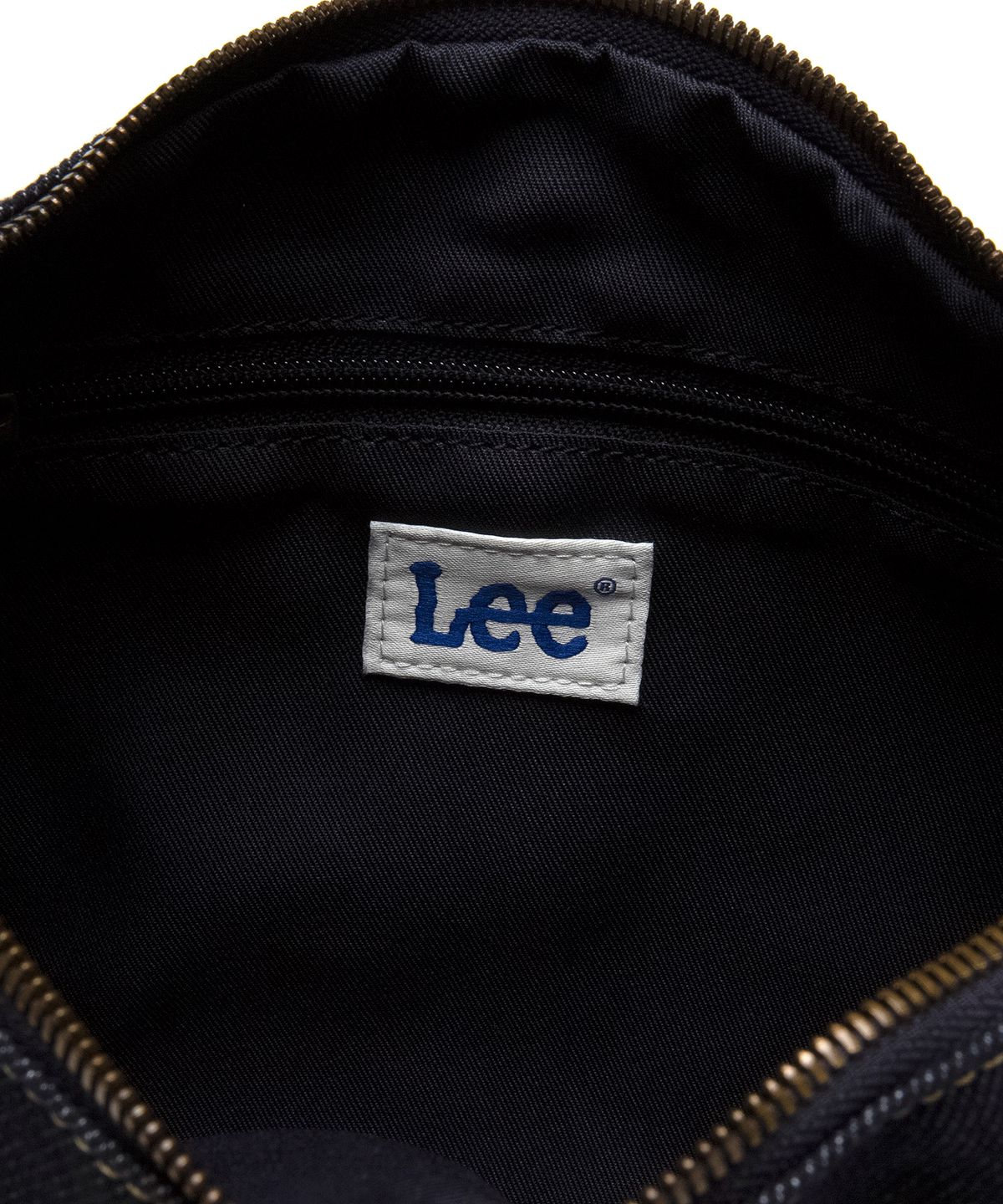 리(LEE) 스몰 데님 레이지 포켓 크로스백 인디고 다크