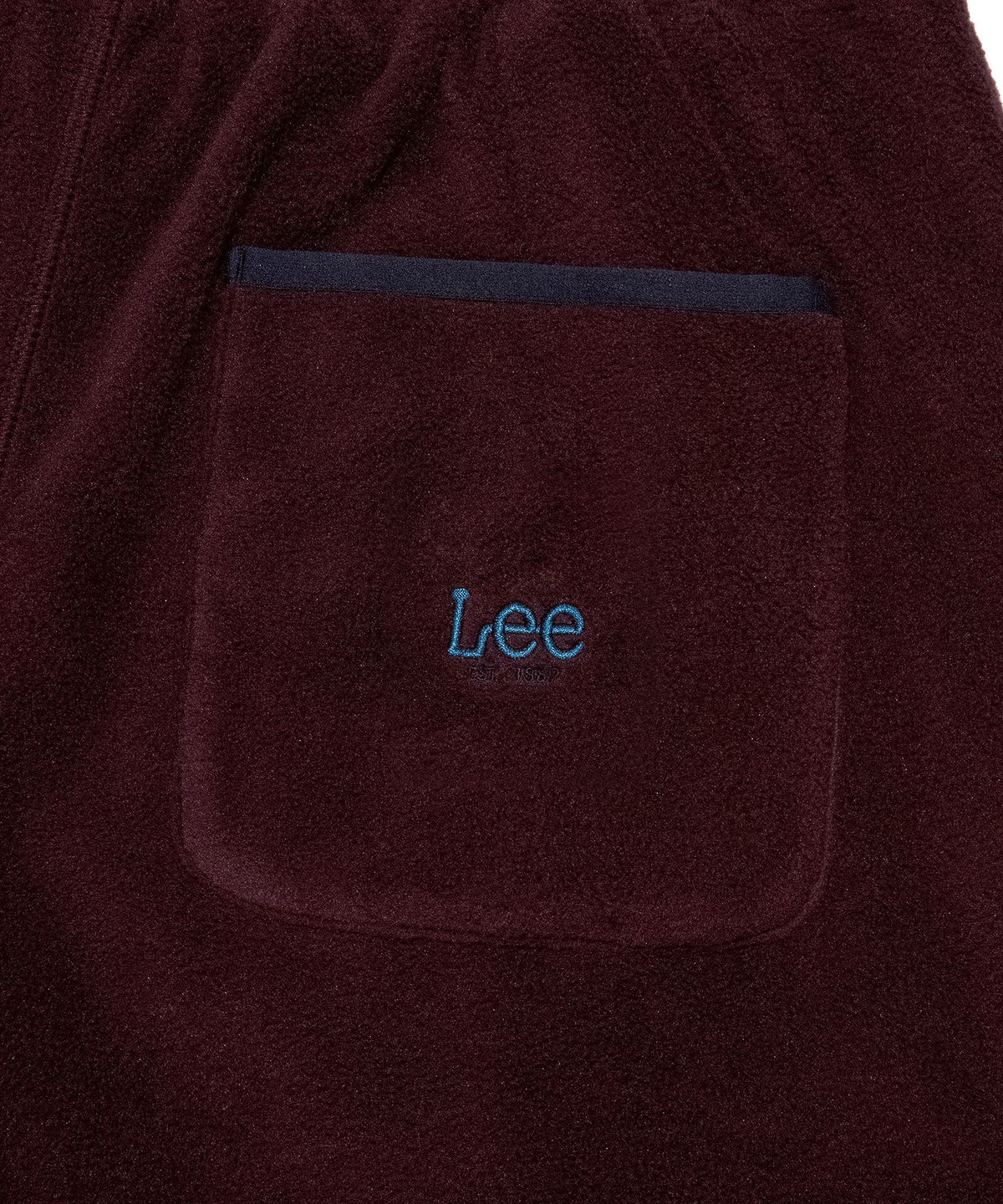 리(LEE) 플리스 스웻 팬츠 버건디