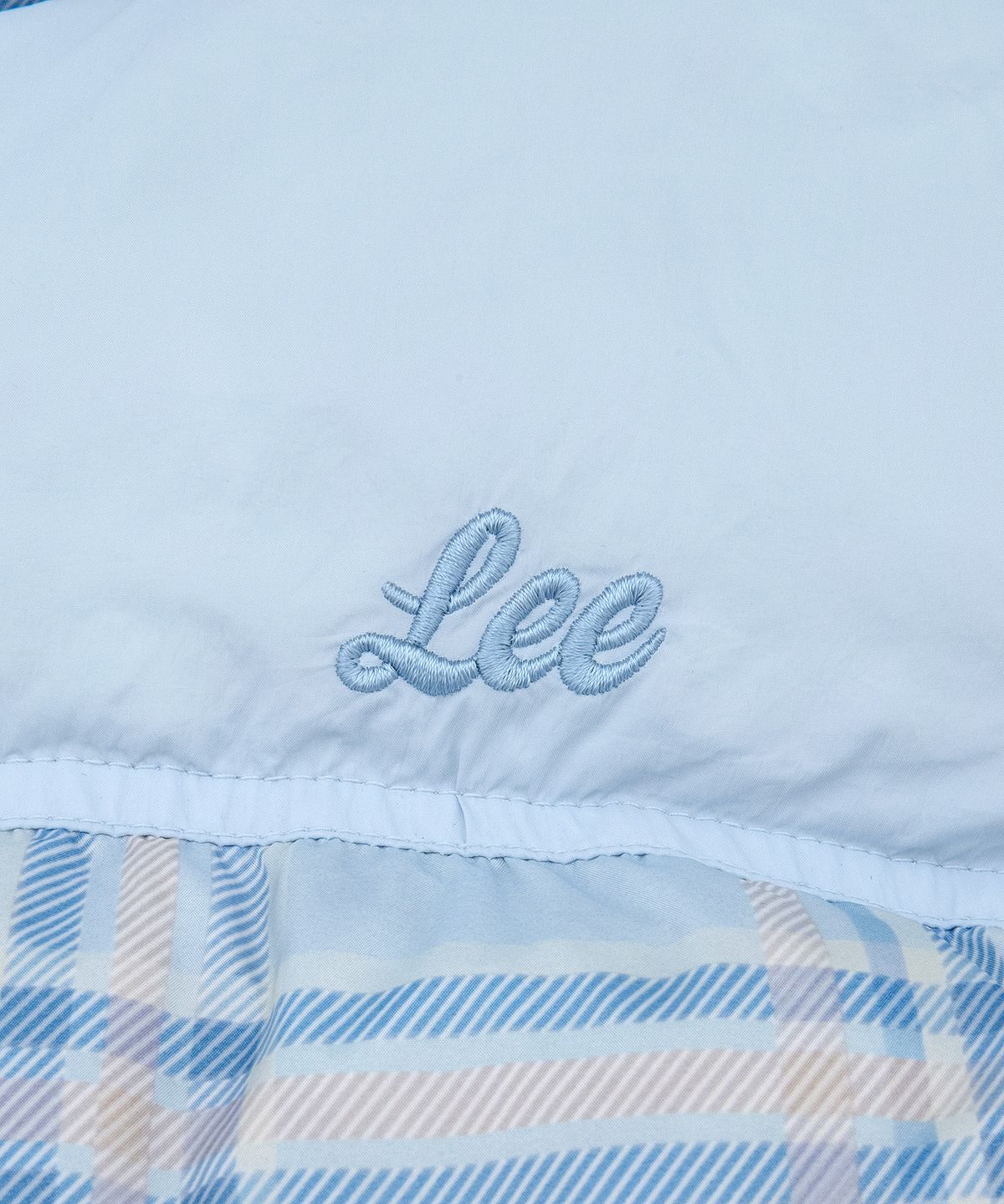 리(LEE) 우먼 릿지 다운 베스트 스카이블루