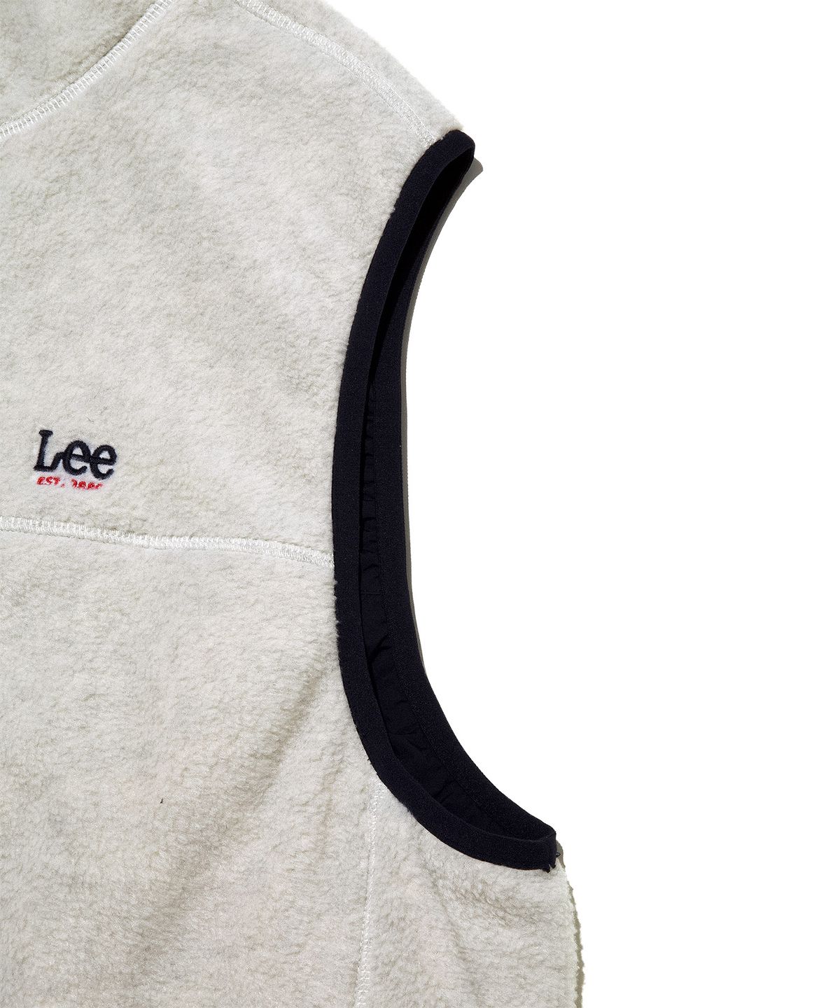 리(LEE) Reversible 플리스 베스트 오트밀