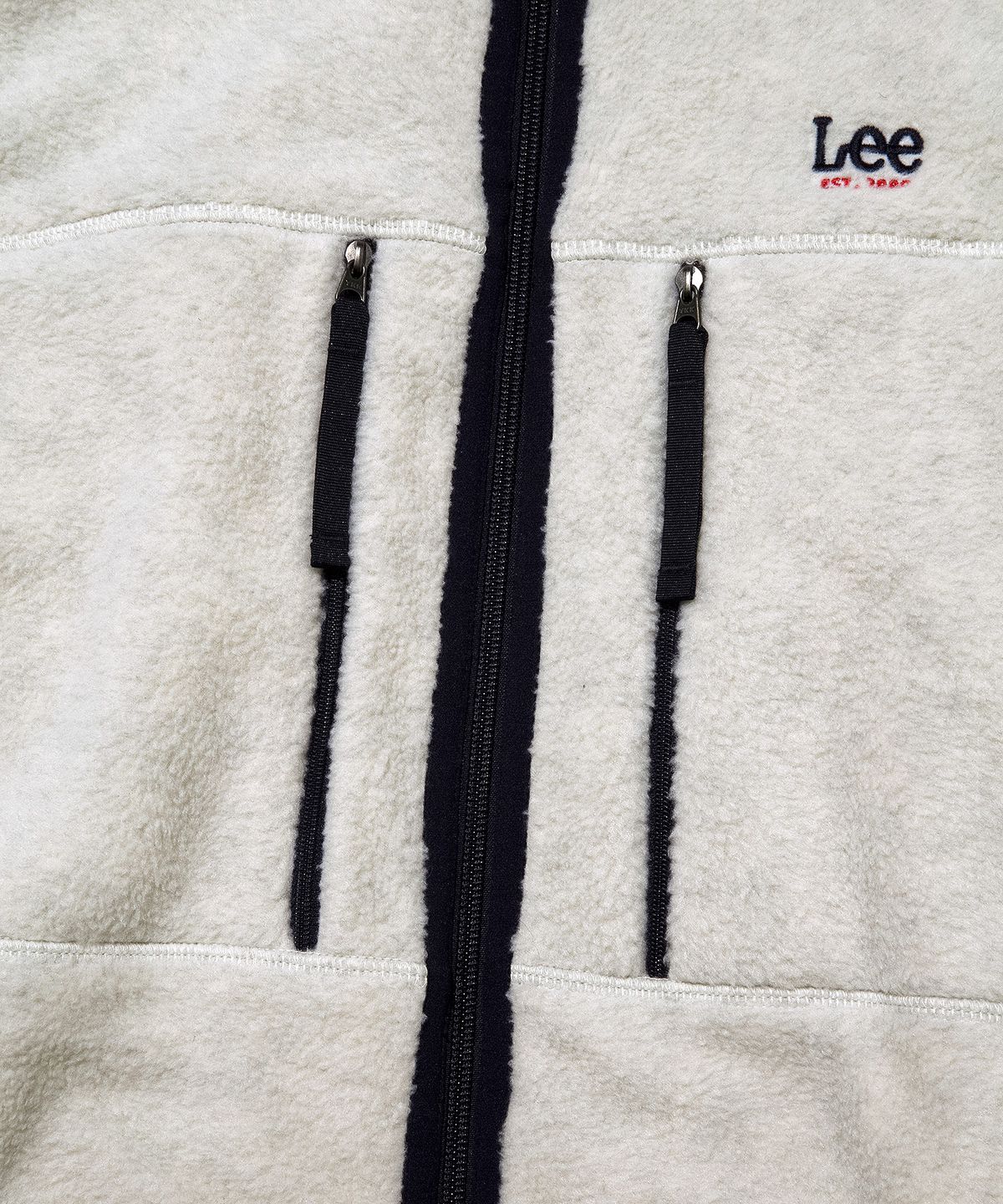 리(LEE) Reversible 플리스 베스트 오트밀