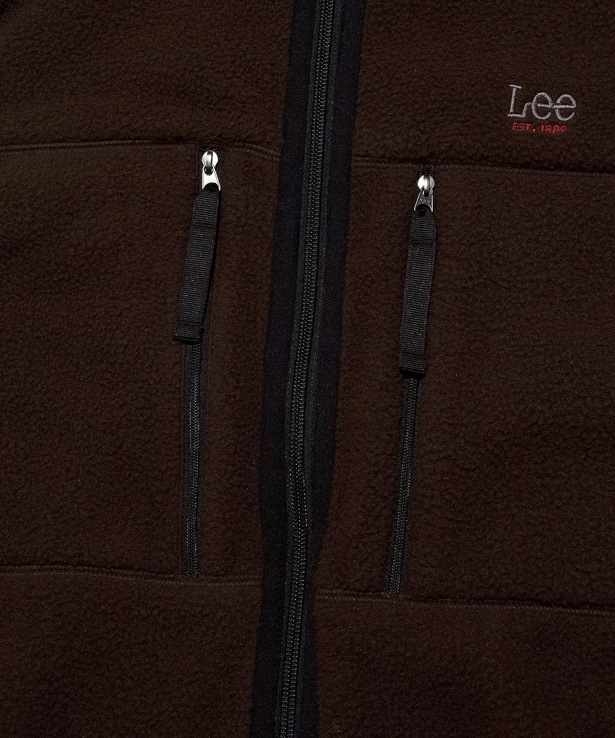 리(LEE) Reversible 플리스 베스트 브라운