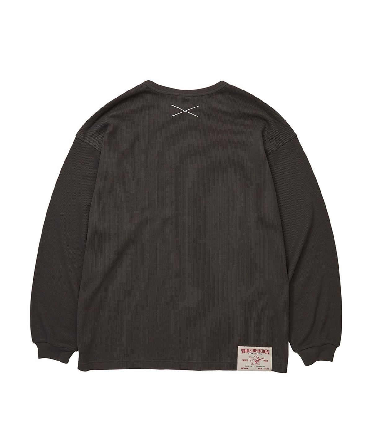 트루릴리젼(TRUERELIGION) Big Horseshoe Waffle Long Sleeve - KHAKI