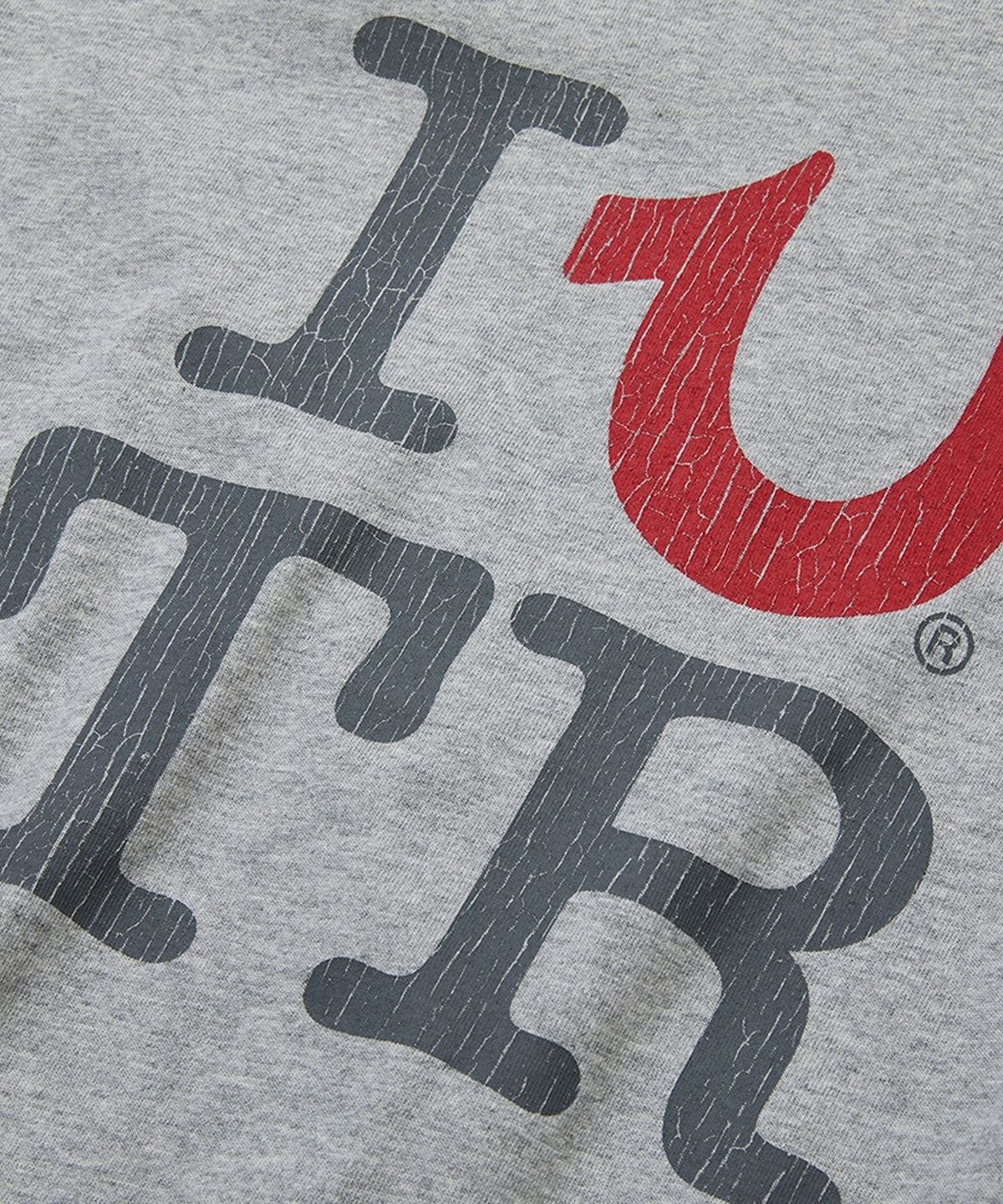 트루릴리젼(TRUERELIGION) TRUE LOVE Waffle Layered Long Sleeve - MELANGE GREY