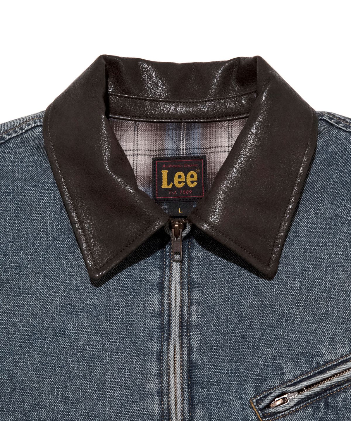 리(LEE) 블루종 데님 점퍼 인디고 미듐