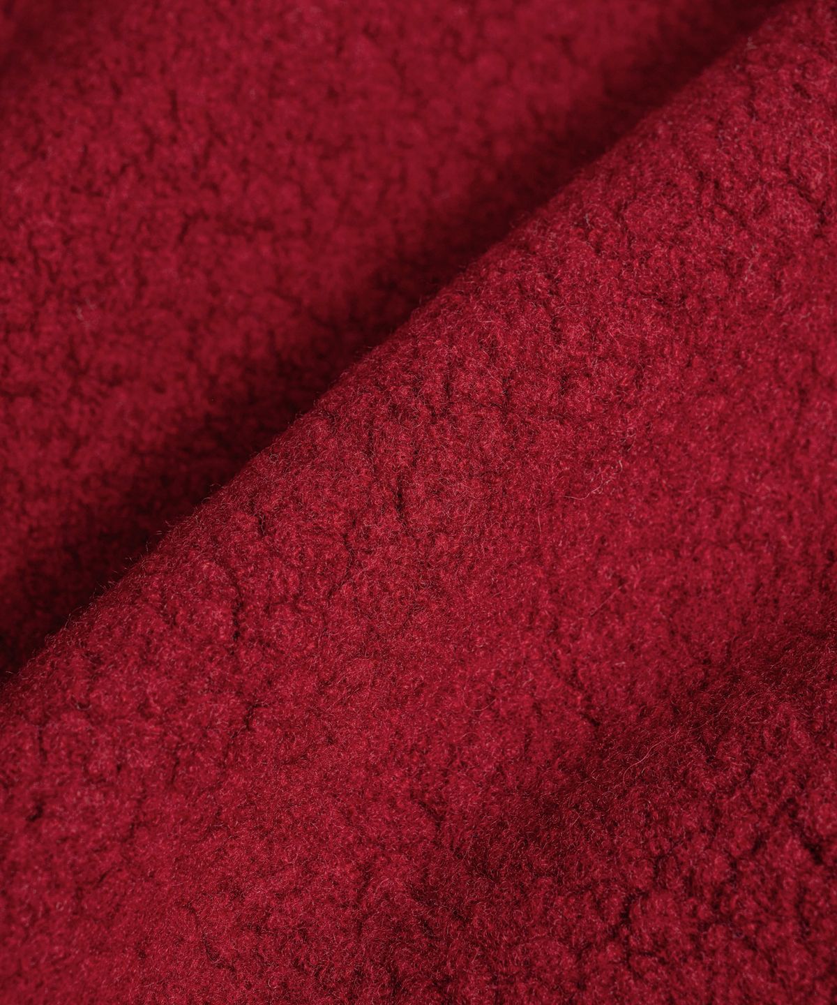 비헤비어(BEHEAVYER) WOOL PILE SNAP PULLOVER vintage red