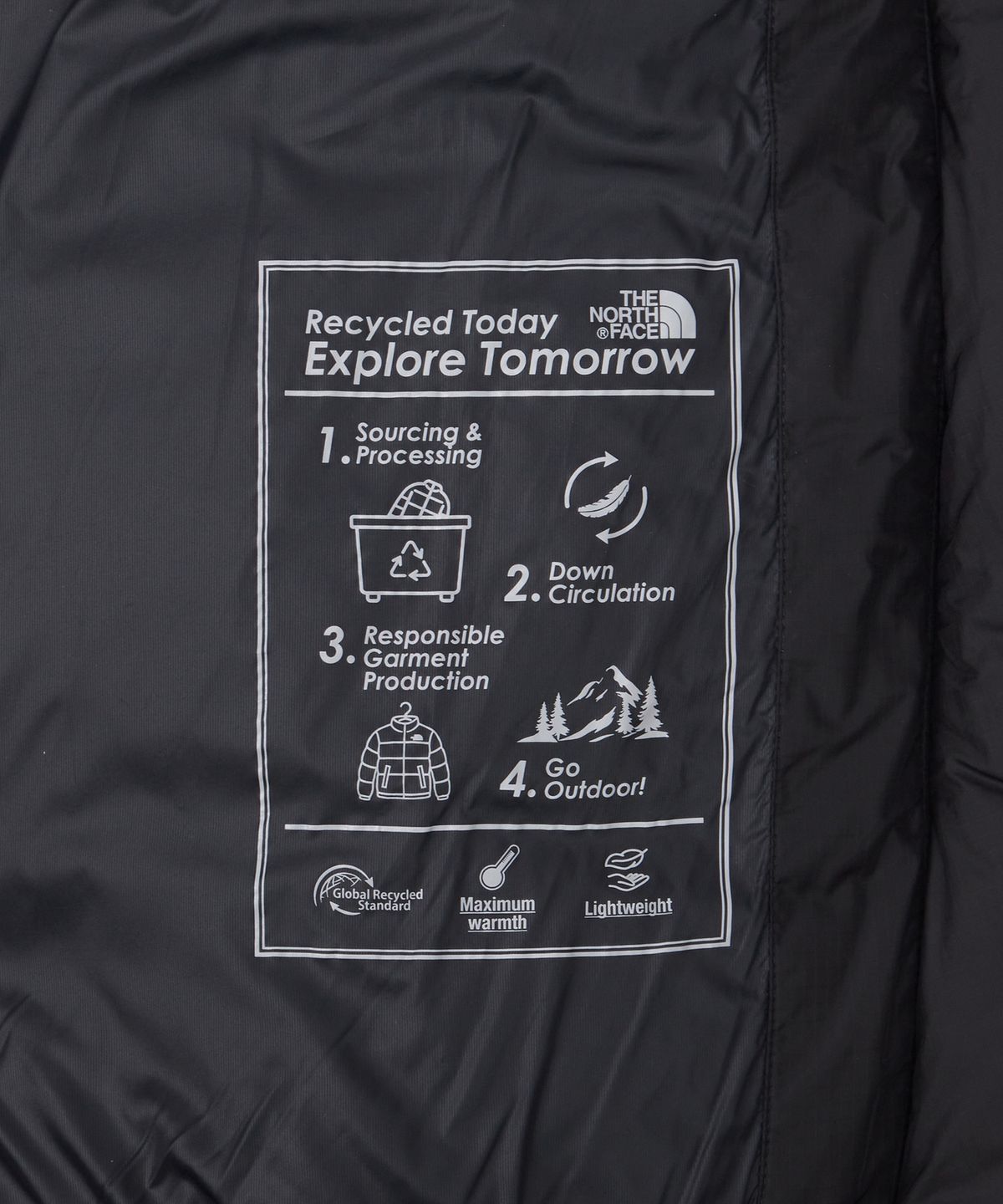 노스페이스(THE NORTH FACE) NJ1DS60E 남성 트레일 팩 다운 자켓 REAL BLACK