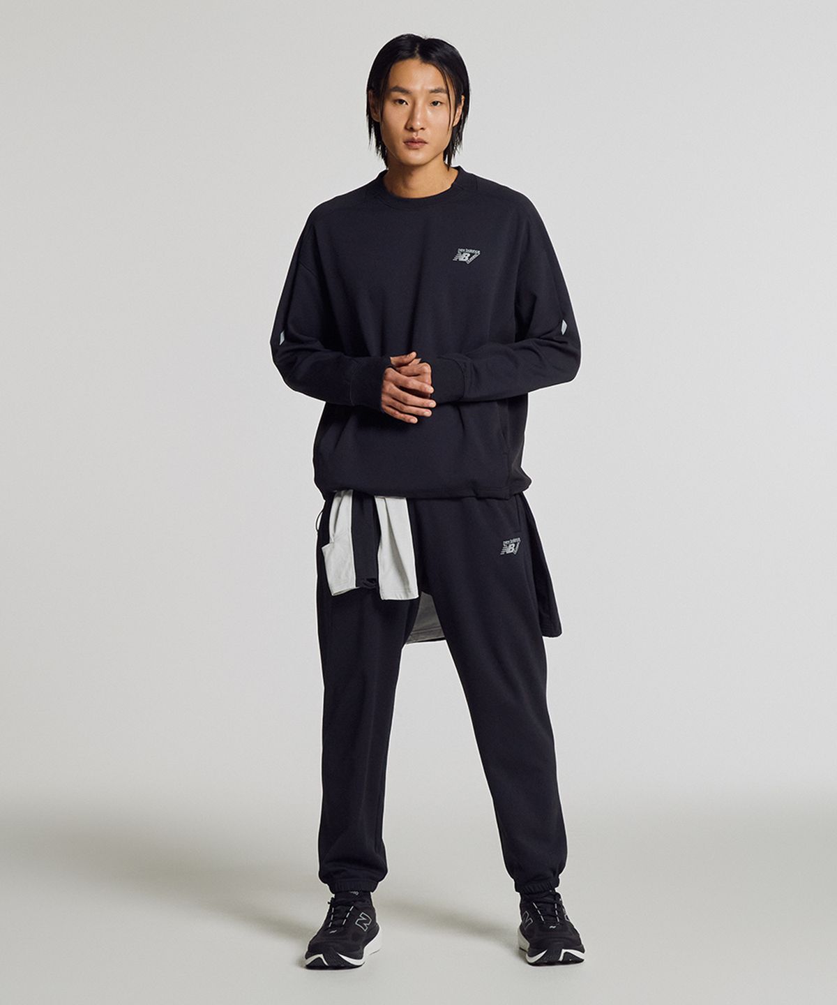 뉴발란스(NEW BALANCE) NBNCG15213 / UNI PF 올데이 맨투맨 (BLACK)