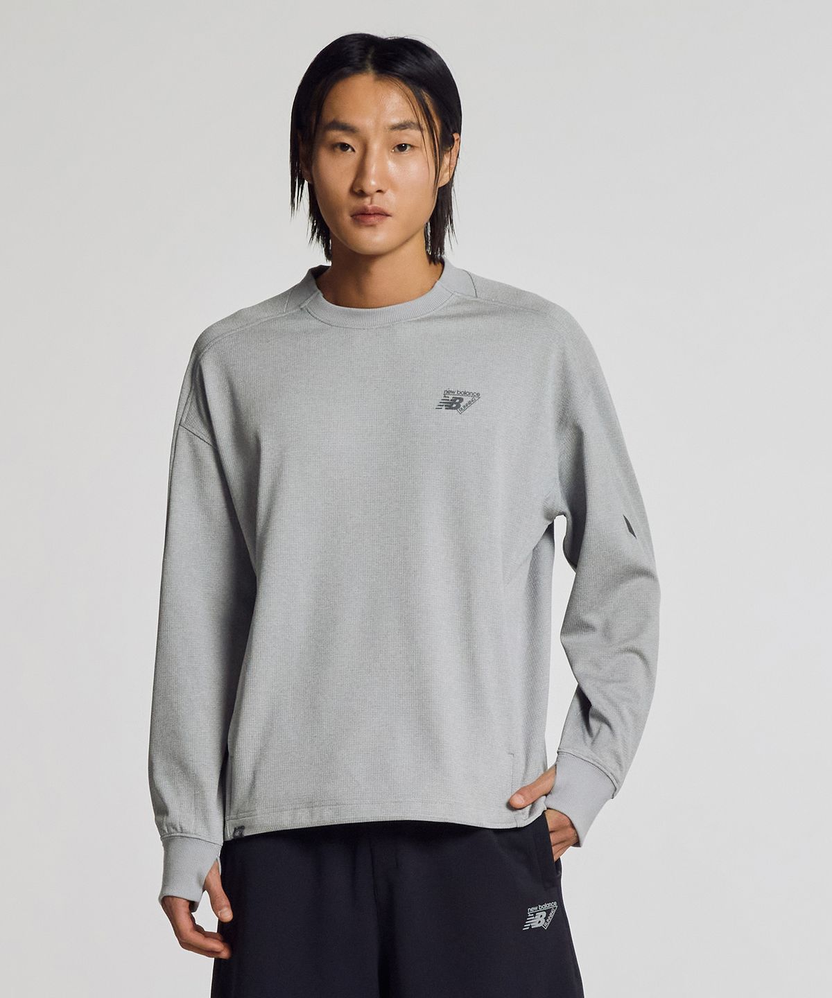 뉴발란스(NEW BALANCE) NBNCG15213 / UNI PF 올데이 맨투맨 (M/GRAY)