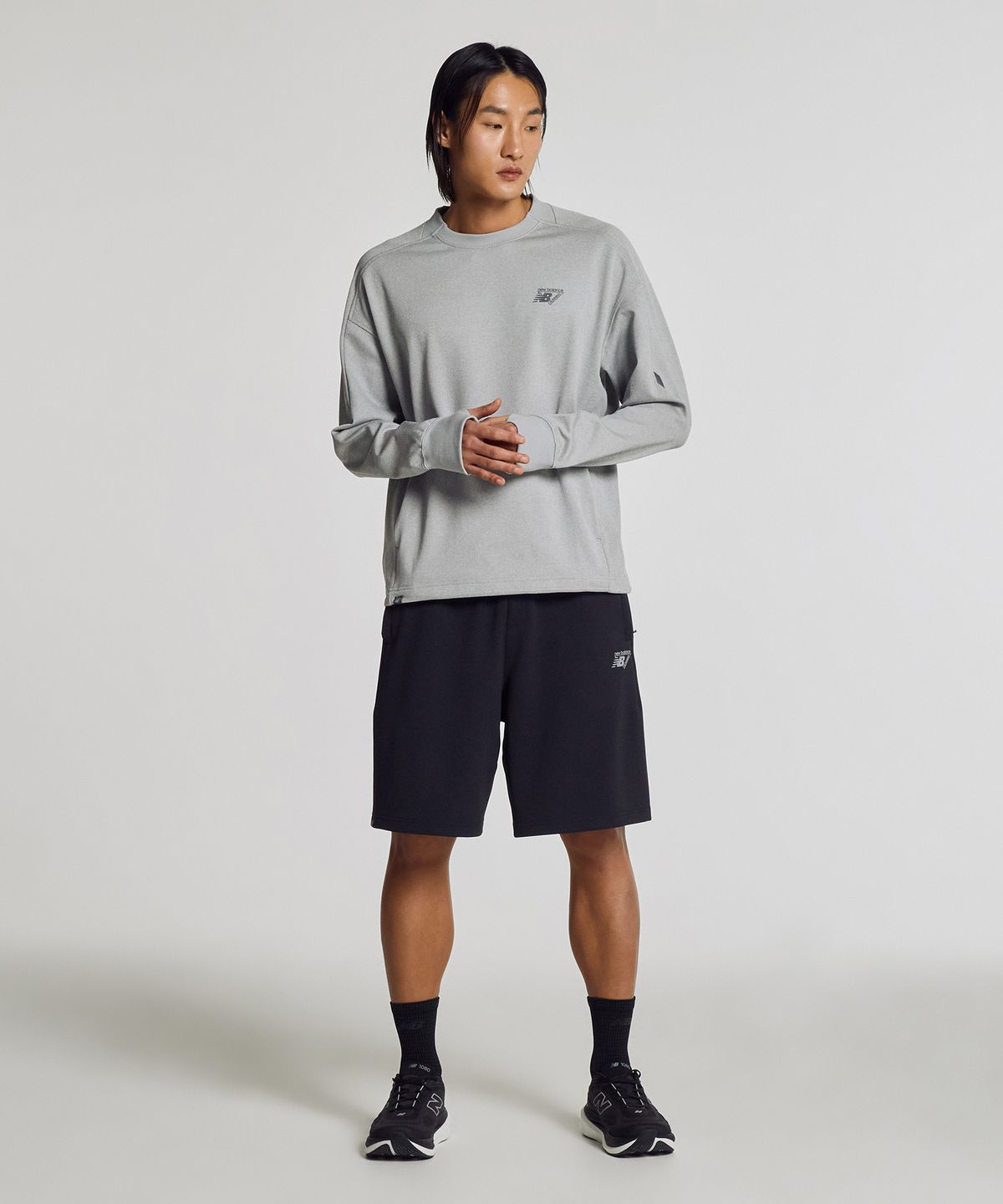 뉴발란스(NEW BALANCE) NBNCG15213 / UNI PF 올데이 맨투맨 (M/GRAY)