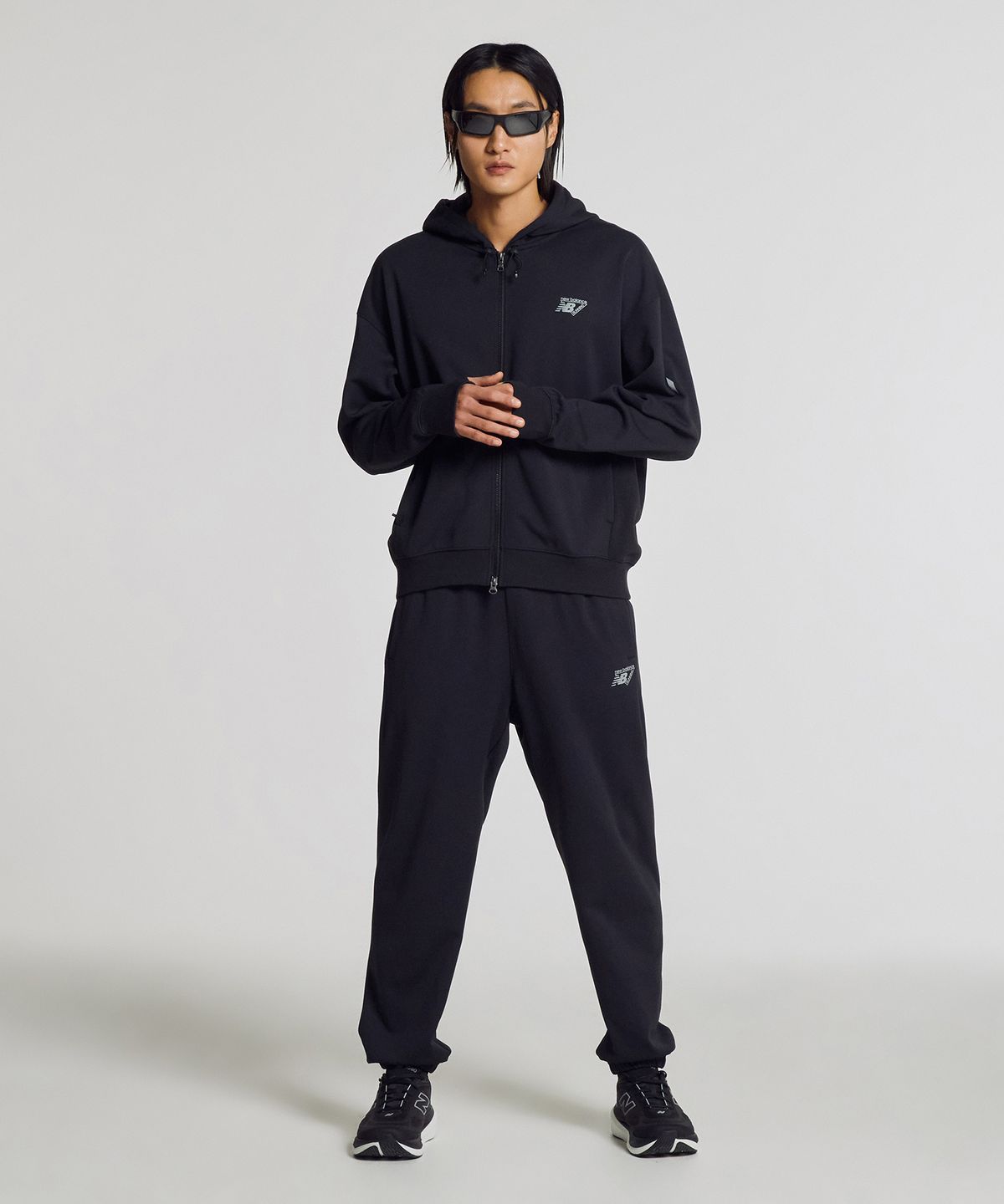 뉴발란스(NEW BALANCE) NBMDG15213 / UNI PF 올데이 후드집업 (BLACK)