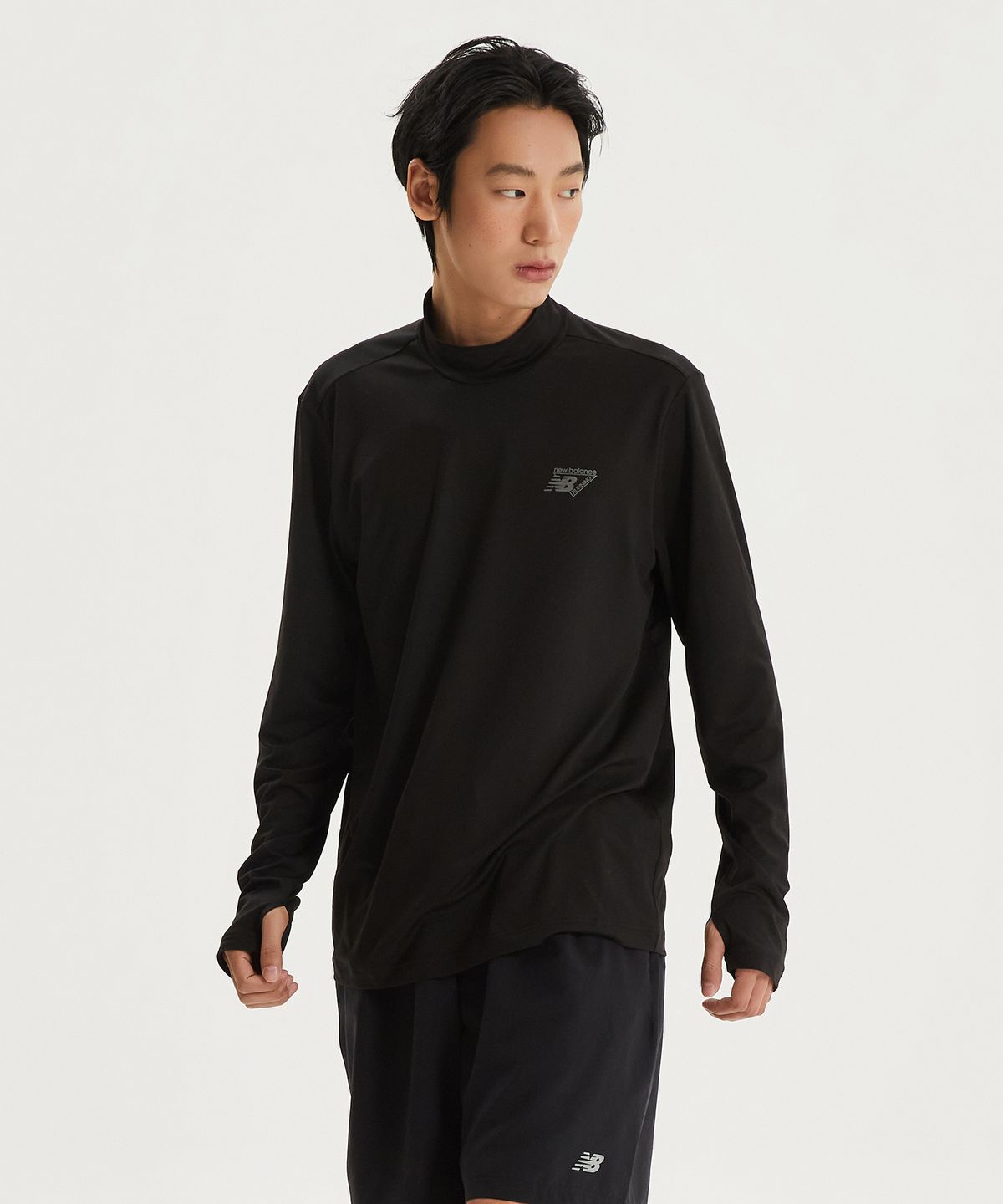 뉴발란스(NEW BALANCE) NBNDG15203 / UNI PF 에센셜 베이스레이어 (BLACK)