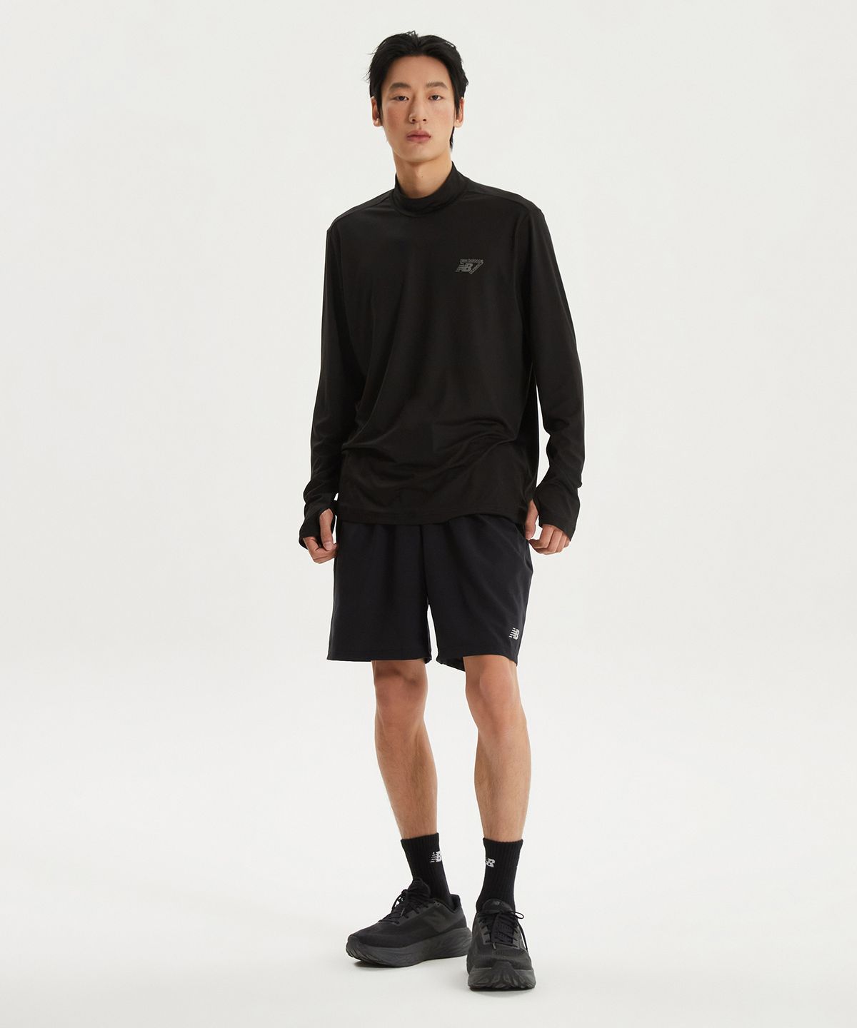 뉴발란스(NEW BALANCE) NBNDG15203 / UNI PF 에센셜 베이스레이어 (BLACK)