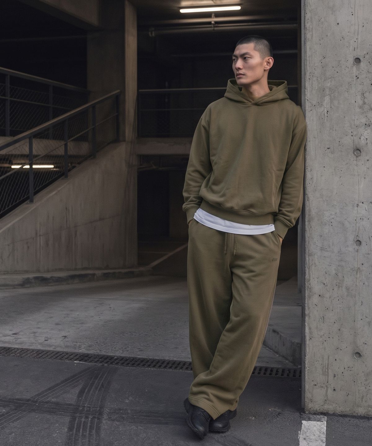 테노(TENO) 공용 시그니처 로고 크롭 후드티셔츠_151(17590-031-807-69)