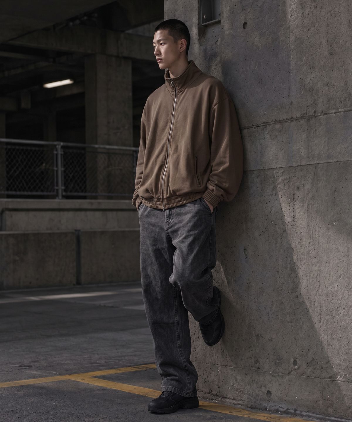 테노(TENO) 공용 블루종 집업 자켓_163(17590-034-804-69)