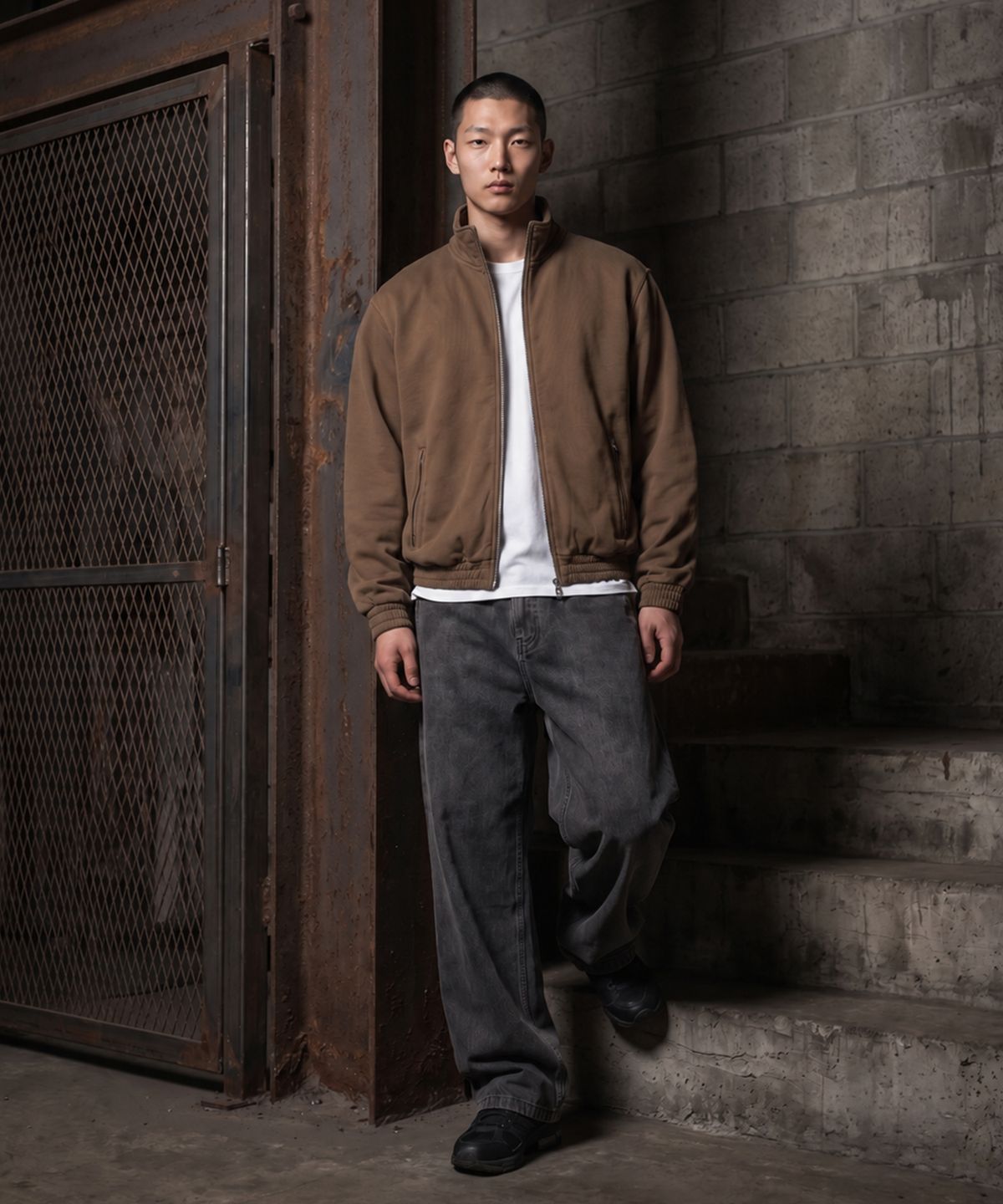 테노(TENO) 공용 블루종 집업 자켓_163(17590-034-804-69)