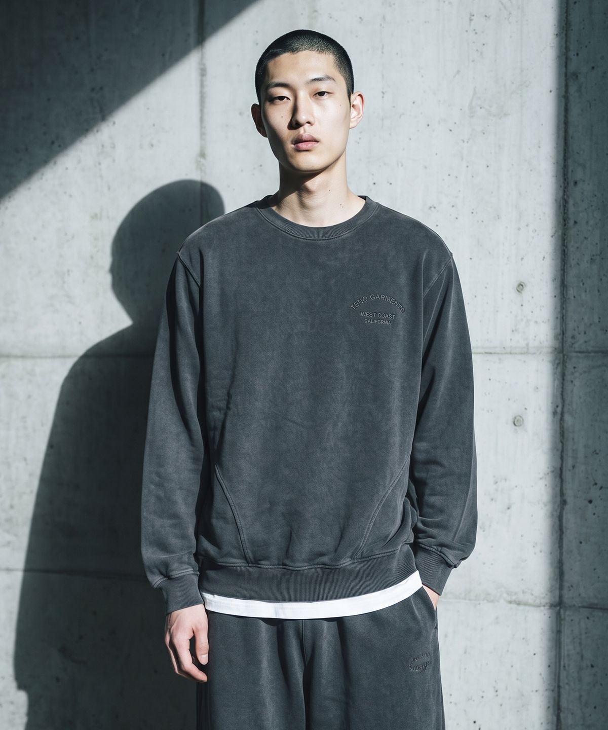 테노(TENO) 공용 아치 로고 스트레이트 팬츠_057(17590-038-804-69)