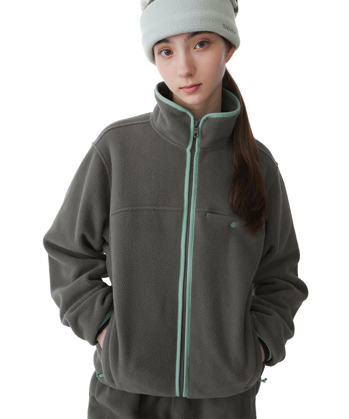 썬러브투어(SUNLOVETOUR) Phase Fleece Jacket Grey