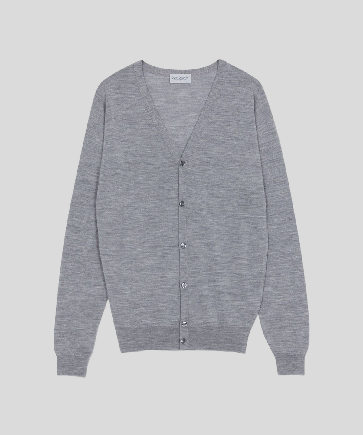 존 스메들리(JOHN SMEDLEY) PETWORTH Extra Fine Merino Wool Standard Fit V-Neck Cardigan Core 7 Colors