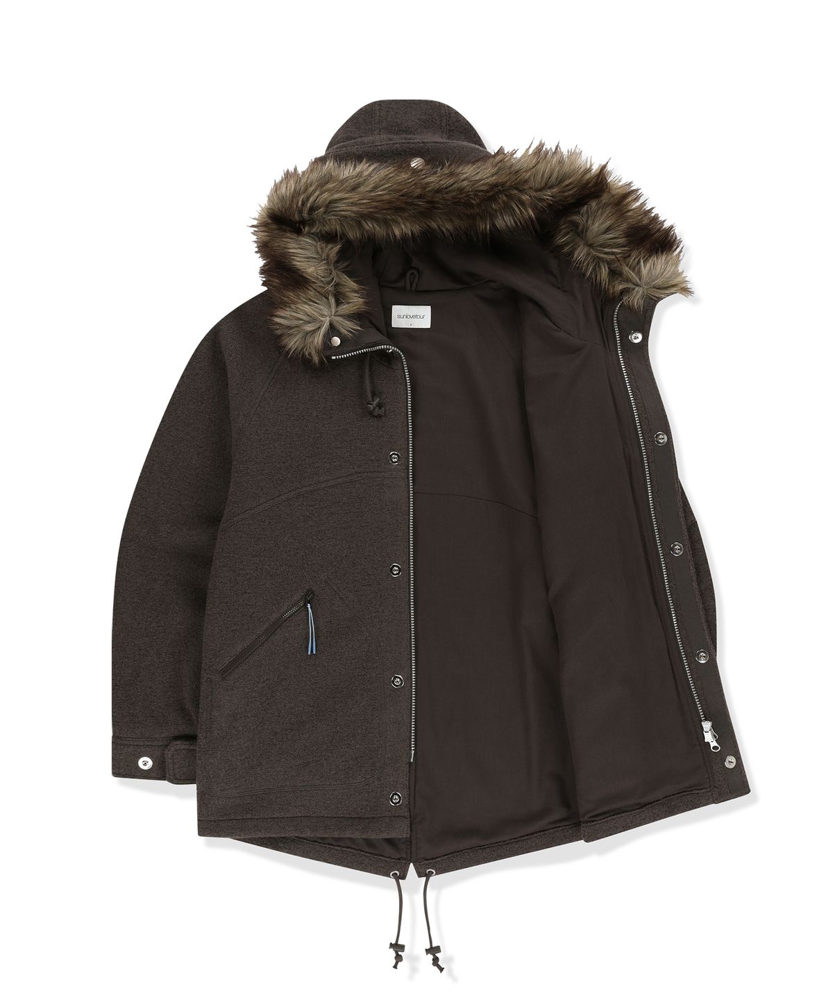 썬러브투어(SUNLOVETOUR) Wool Field Parka Charcoal