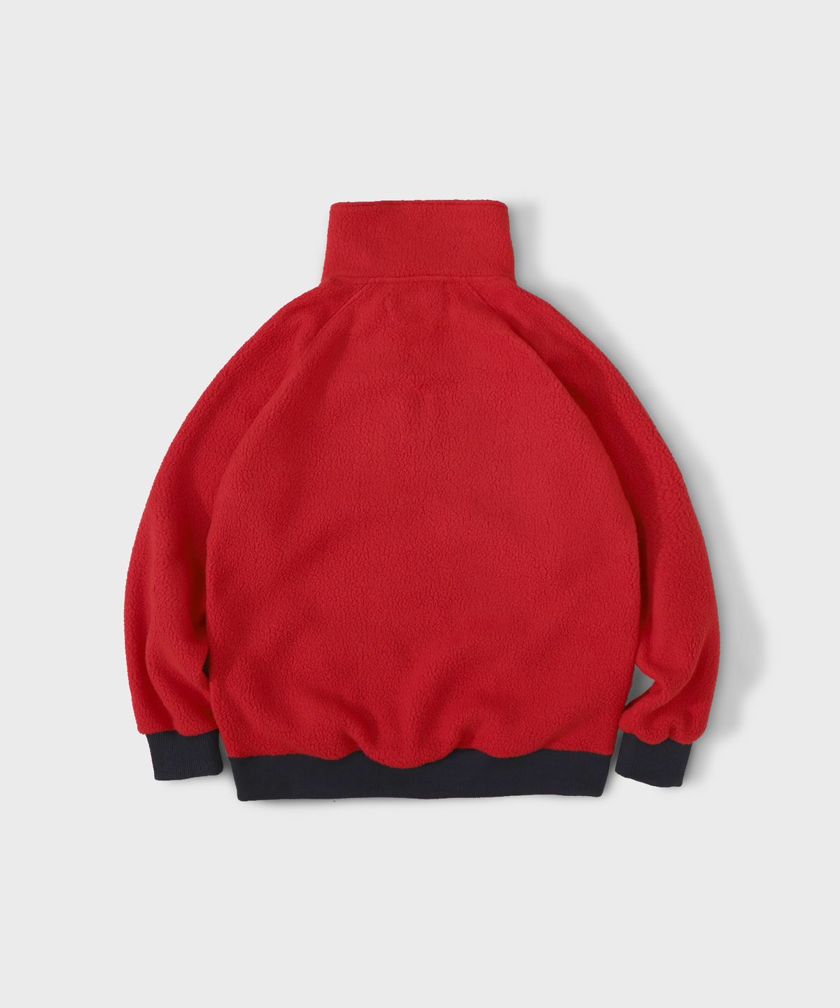 굿니스(GOODNIES) Beautiful Life. Fleece Half-Zip. Deep Red