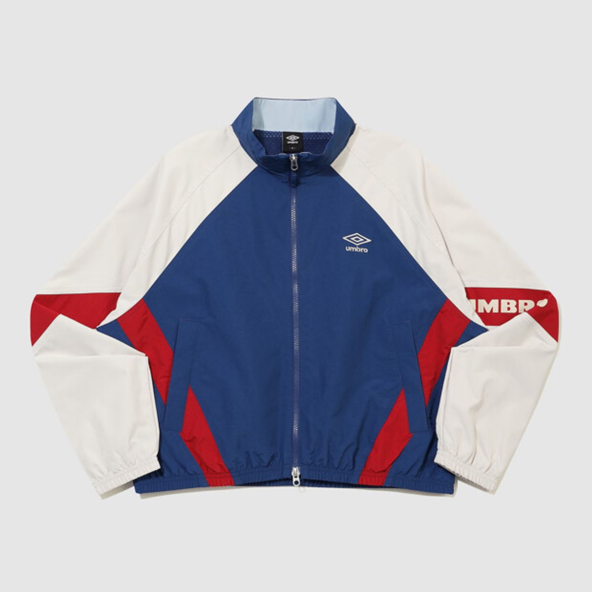 엄브로(UMBRO) 팝러쉬 기모 바람막이 자켓 블루 UR324CJK97