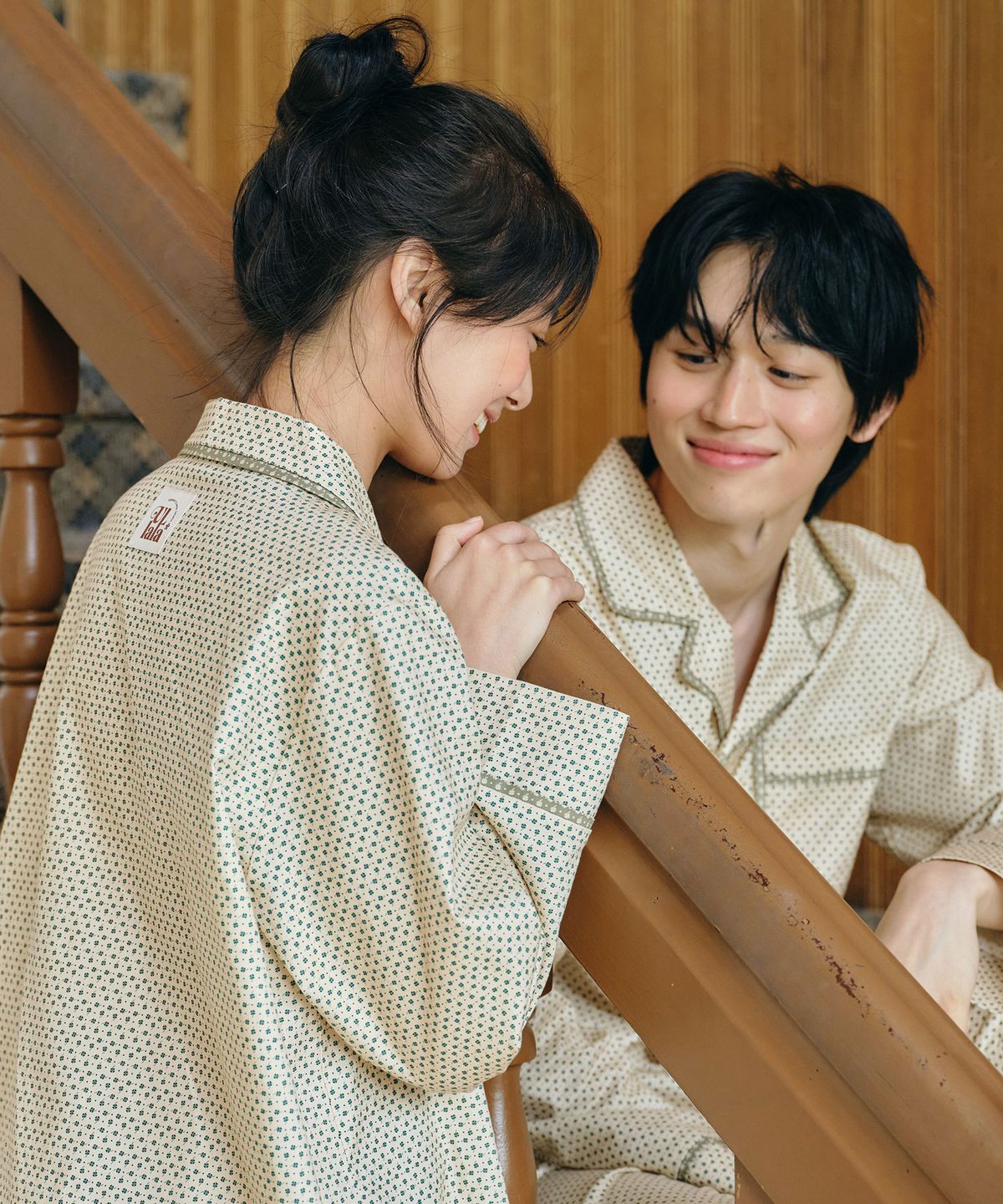 울랄라파자마(ULLALA PAJAMAS) 푸티 긴팔 여성페어 버터 (30수)