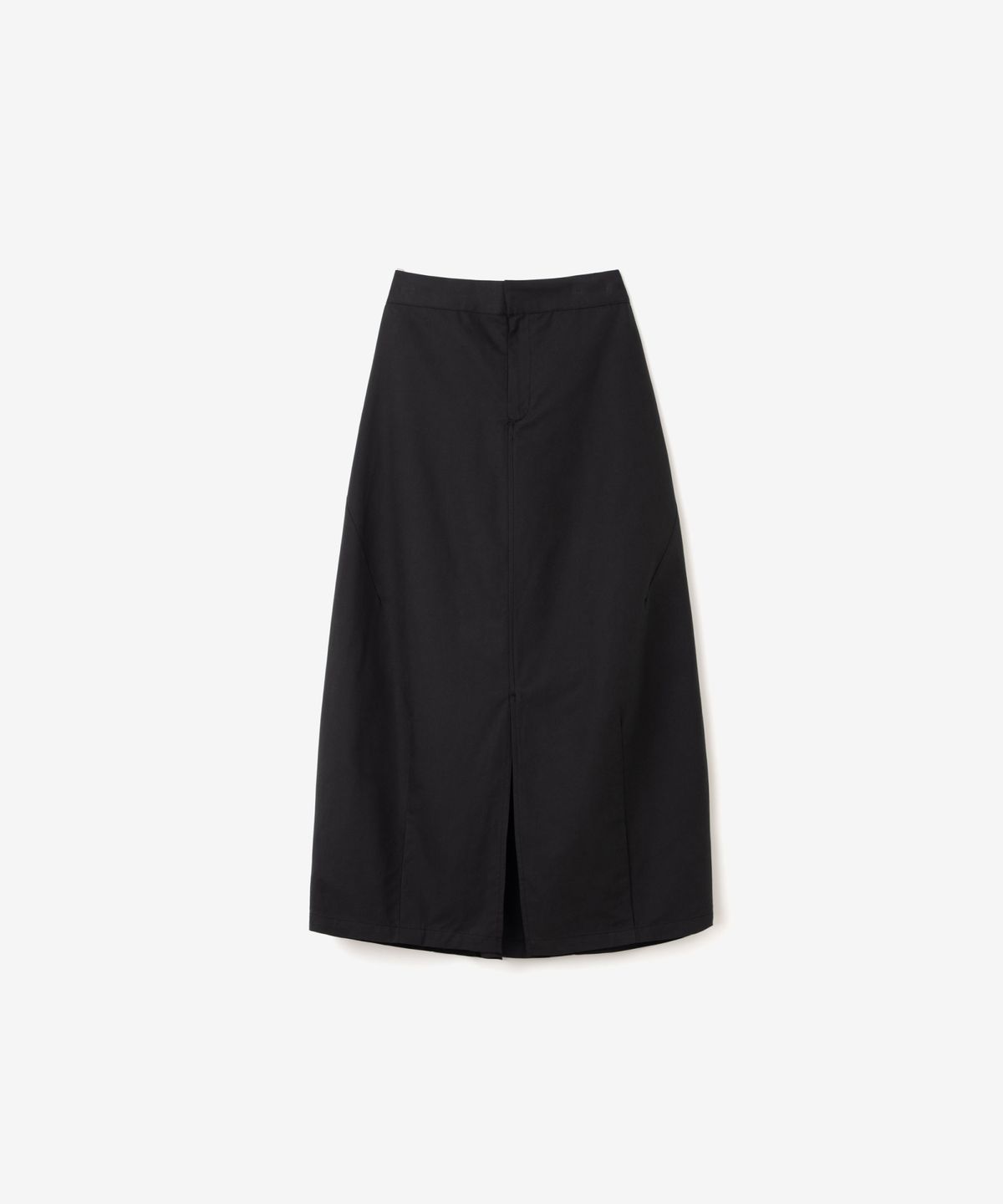 이어닝(YEARNING) VOLUME COTTON LONG SKIRT, BLACK