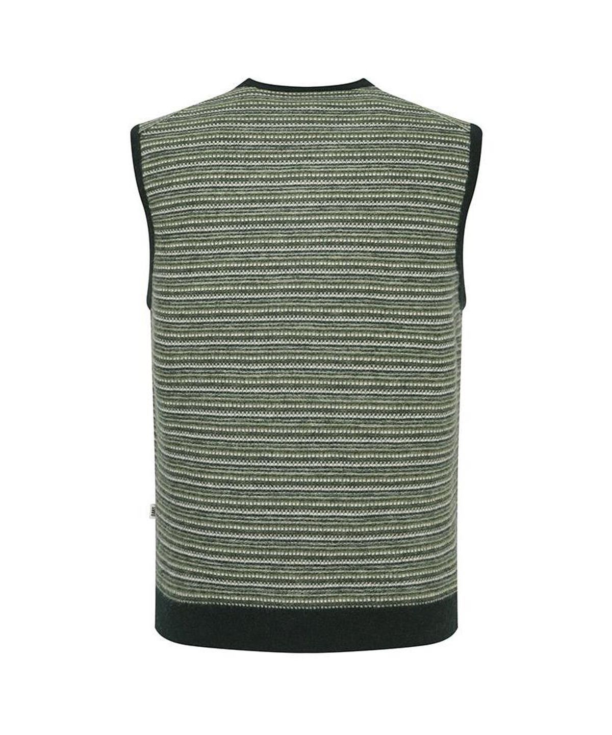 닥스셔츠(DAKS SHIRTS) 울100 멀티컬러 베스트 레귤러핏 그린_DMW1SWVE104E1