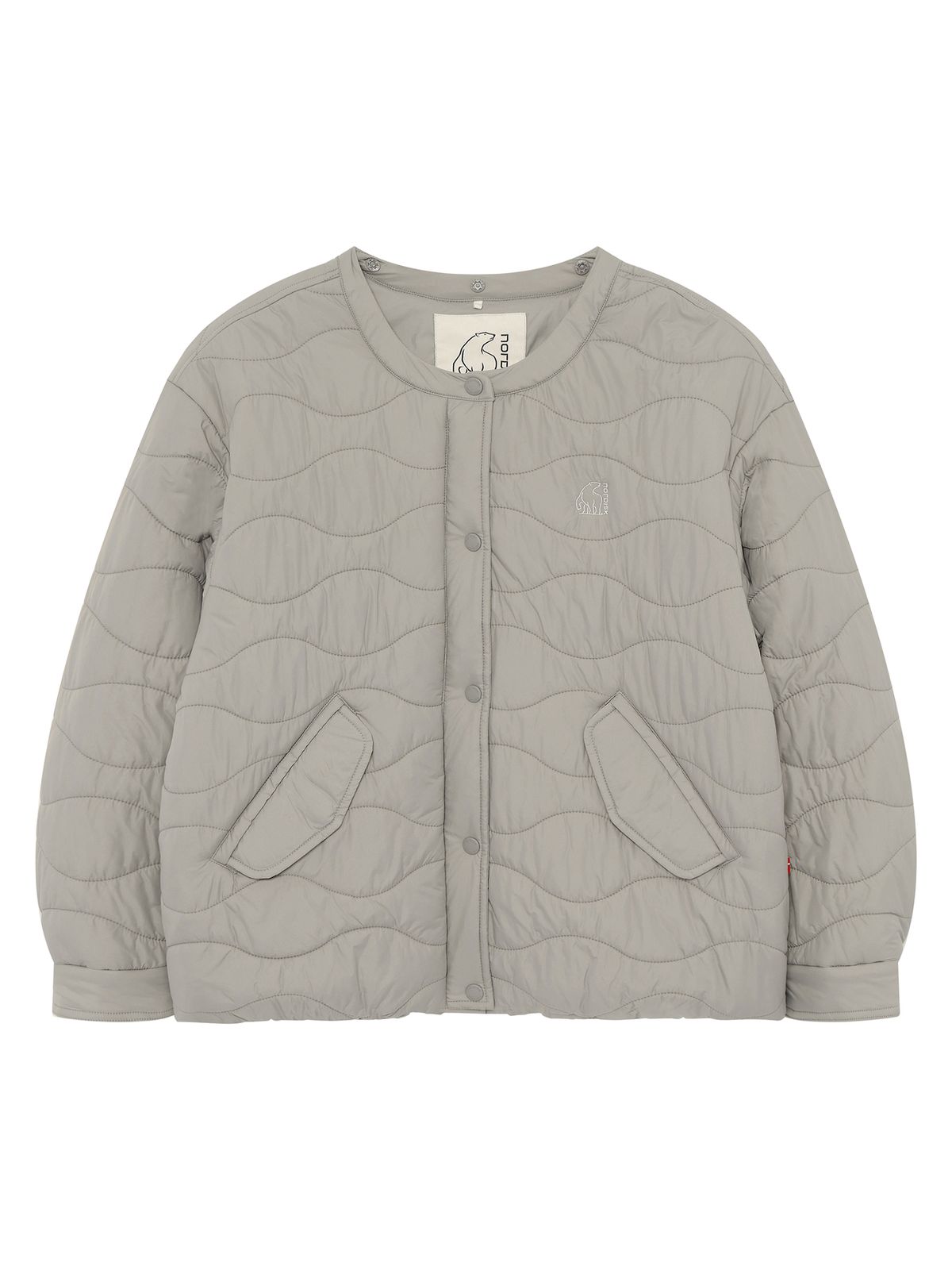 노르디스크(NORDISK) 트리니티 퀼팅 자켓 SHORT (3WAY) - W_Light Grey_OWW26116C2