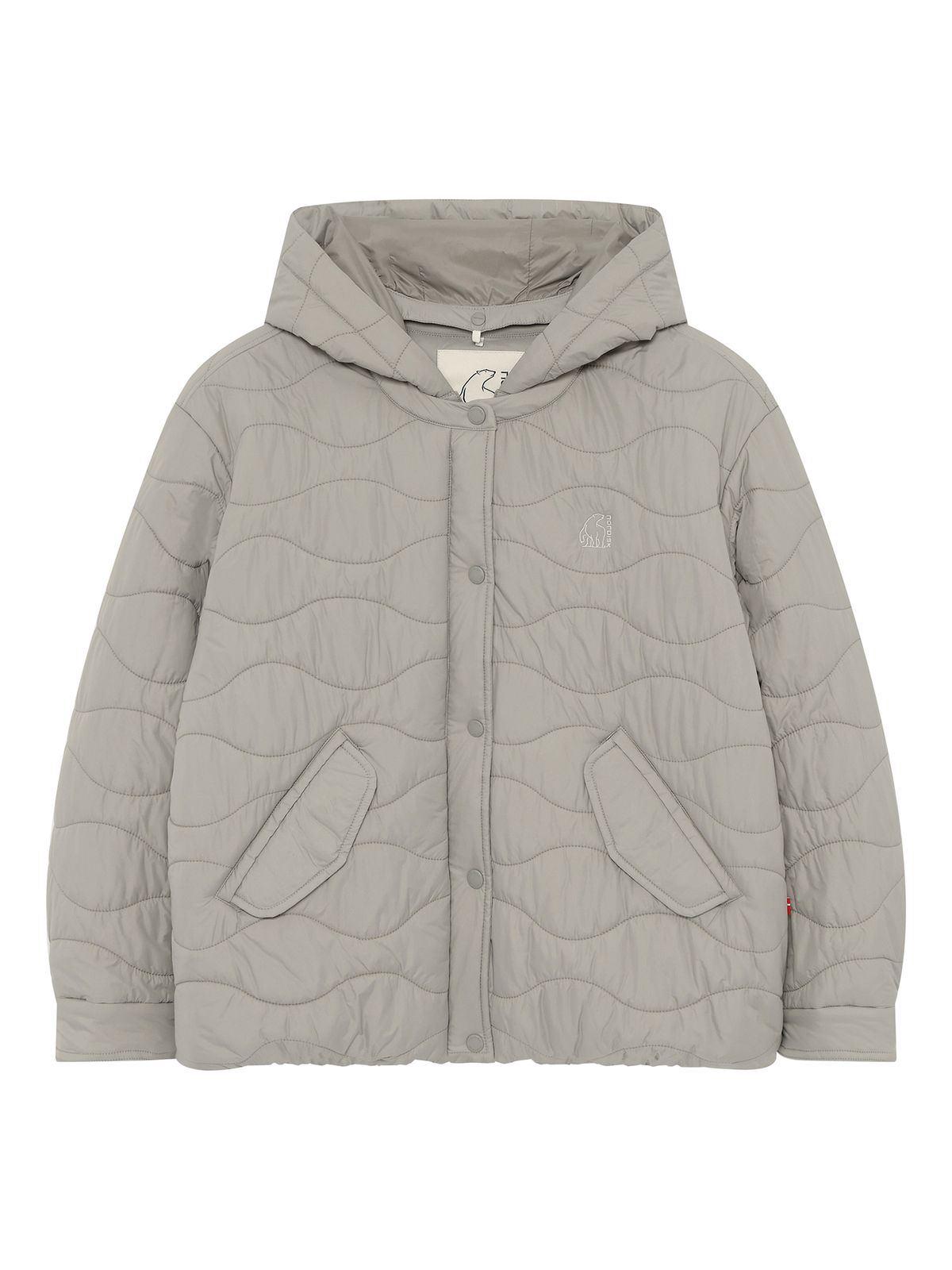 노르디스크(NORDISK) 트리니티 퀼팅 자켓 SHORT (3WAY) - W_Light Grey_OWW26116C2