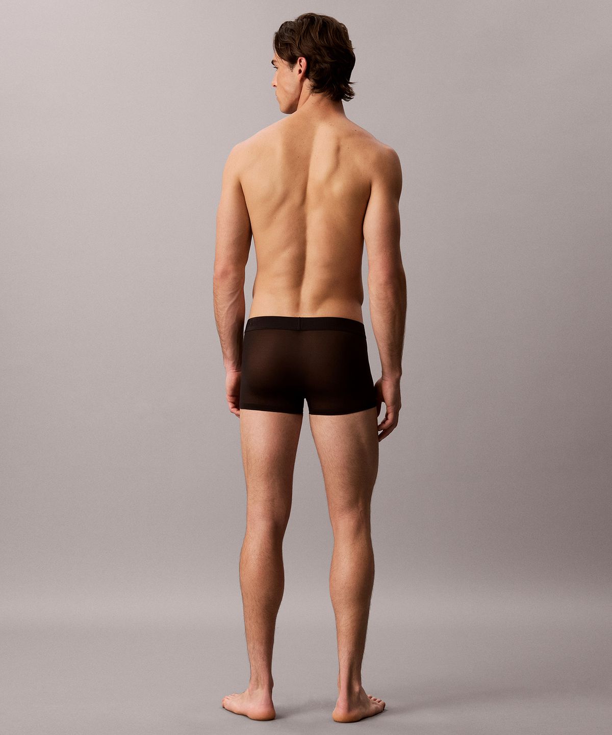 캘빈클라인 언더웨어(CALVIN KLEIN UNDERWEAR) 남성 CK 블랙 쉬어 마이크로 트렁크_NB4640UB1
