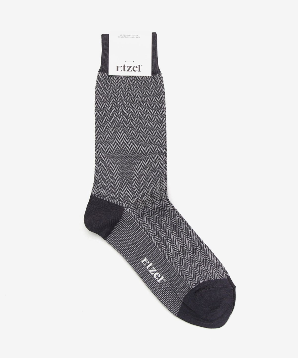 에첼(ETZEL) ETS007 남성 헤링본 패턴 드레스 정장 양말 (4 Colors)