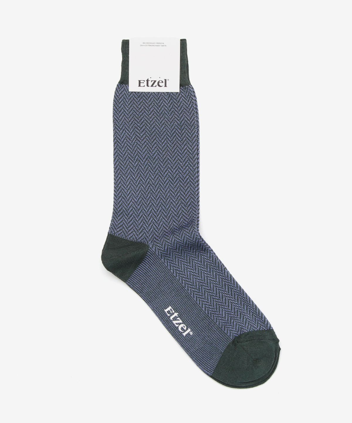 에첼(ETZEL) ETS007 남성 헤링본 패턴 드레스 정장 양말 (4 Colors)
