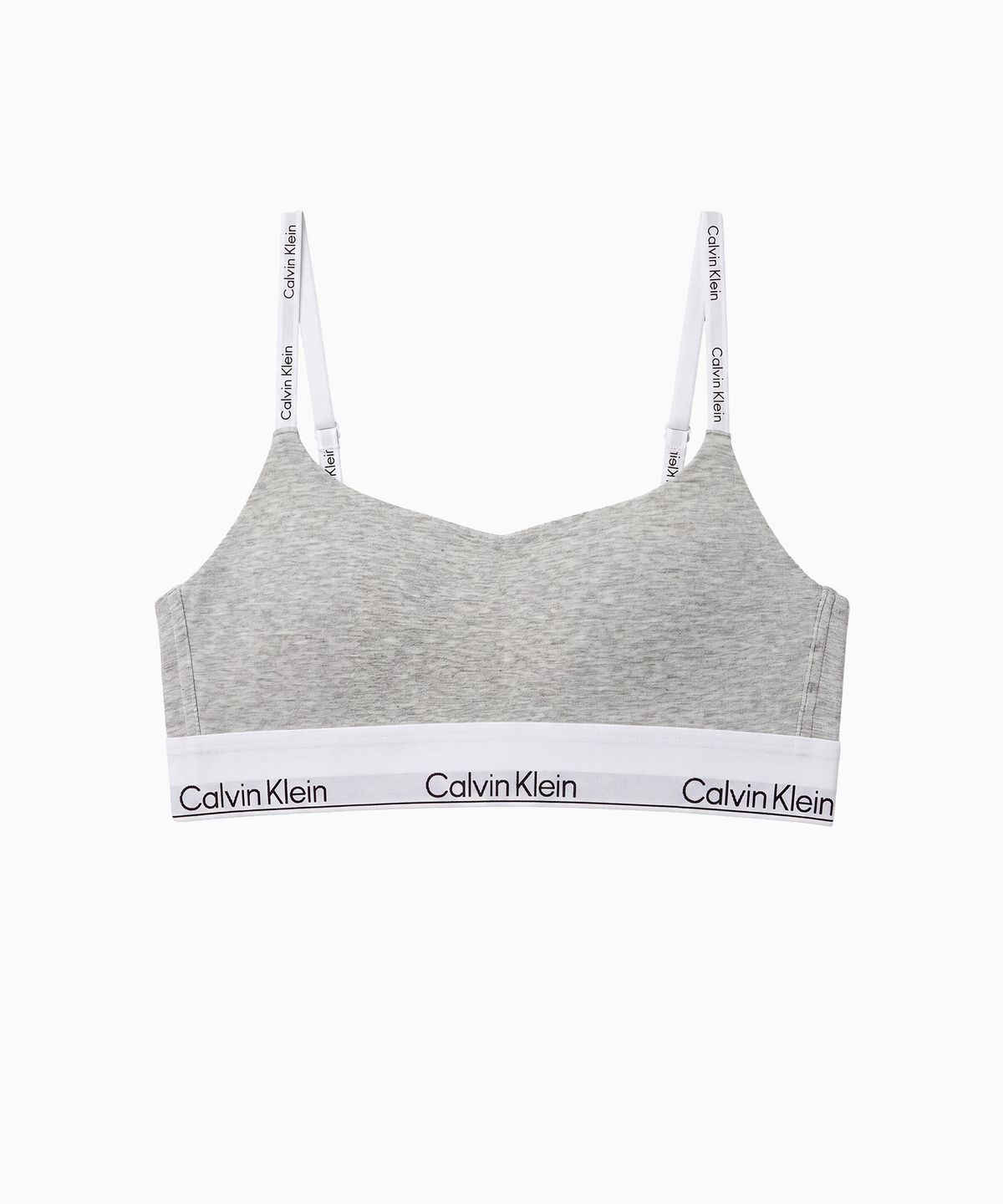캘빈클라인 언더웨어(CALVIN KLEIN UNDERWEAR) 여성 아이콘 코튼 모달 AF 쉐이브폼 브라렛_QF8994ADP7A