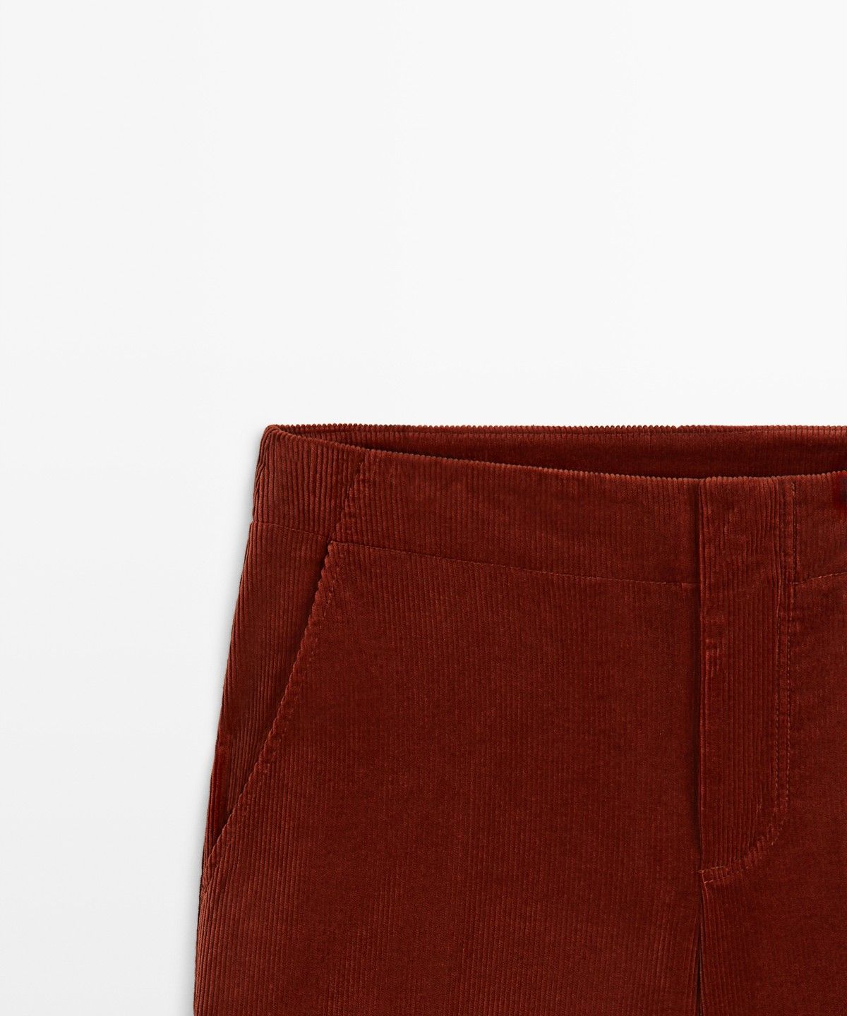 마시모두띠(MASSIMO DUTTI) 코듀로이 팔라초 팬츠