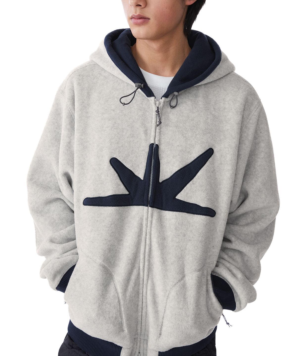 썬러브투어(SUNLOVETOUR) Daybreak Fleece Zip Up Hoodie Dark Olive