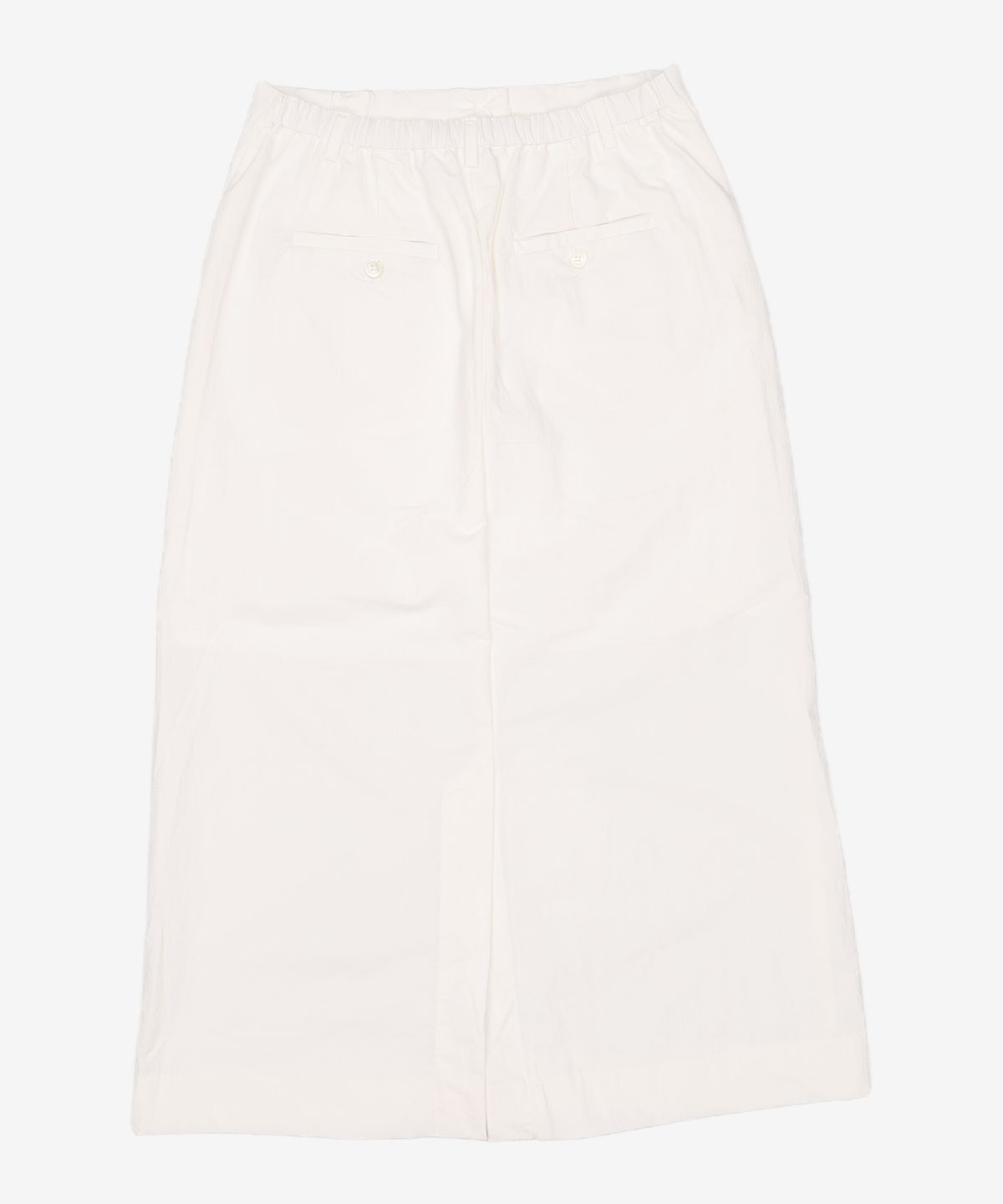 시야쥬(SIYAZU) SIST9035 나일론 반밴딩 스커트_Off-white M