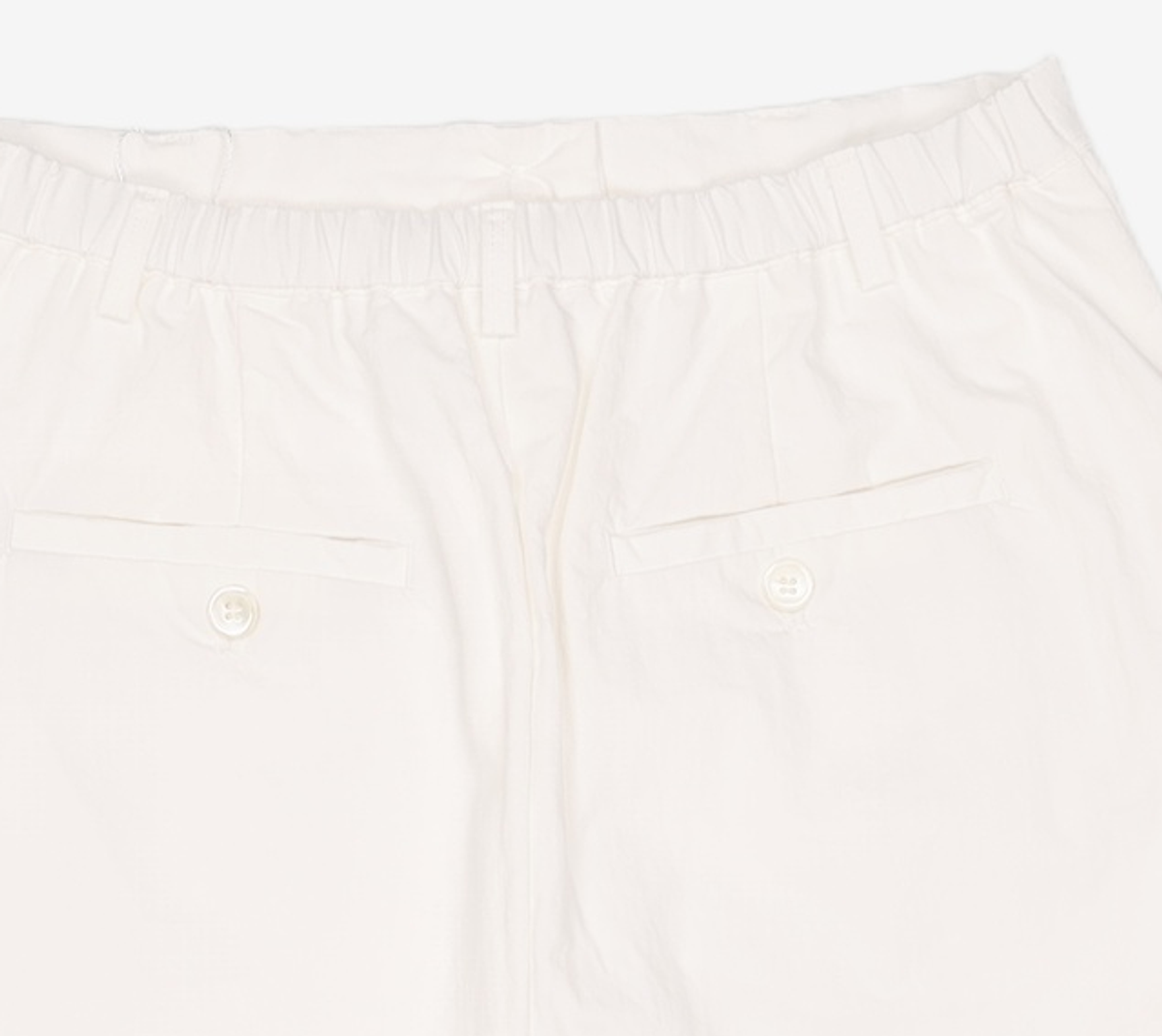 시야쥬(SIYAZU) SIST9035 나일론 반밴딩 스커트_Off-white M