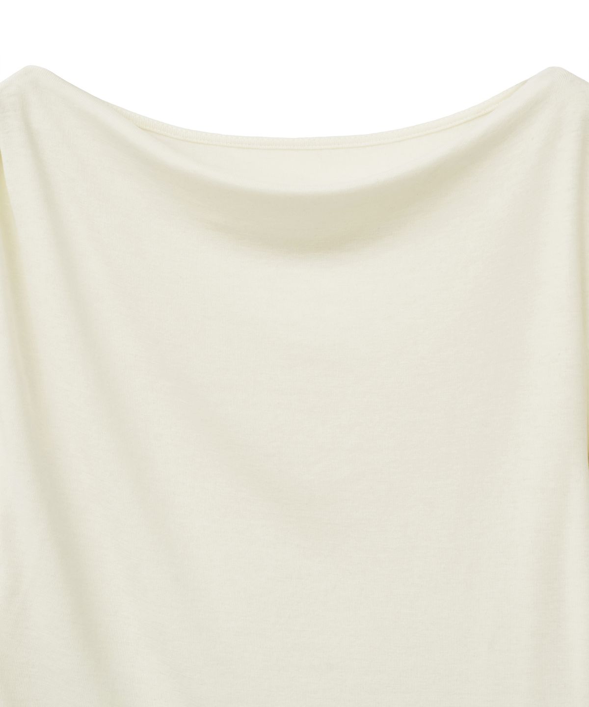 노이어 포 우먼(NOIRER FOR WOMAN) 울 블렌드 카울 넥 롱 슬리브 (아이보리)